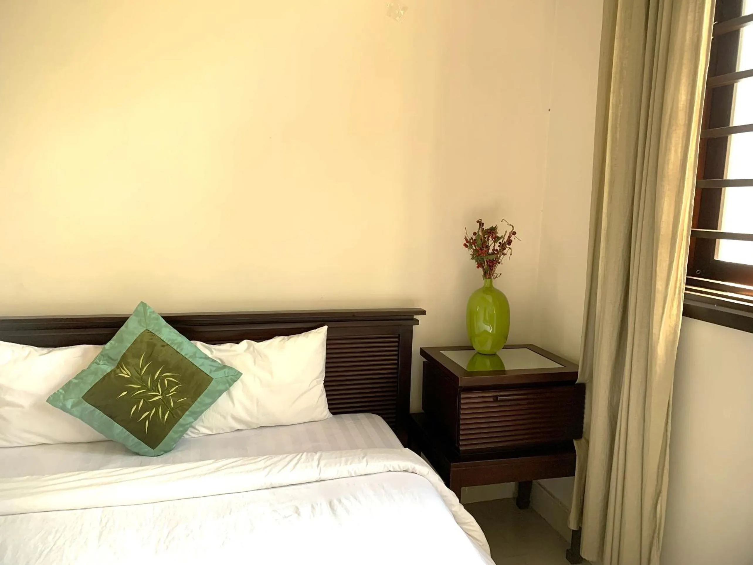 Decorative detail, Bed in Jolie Villa Hoi An