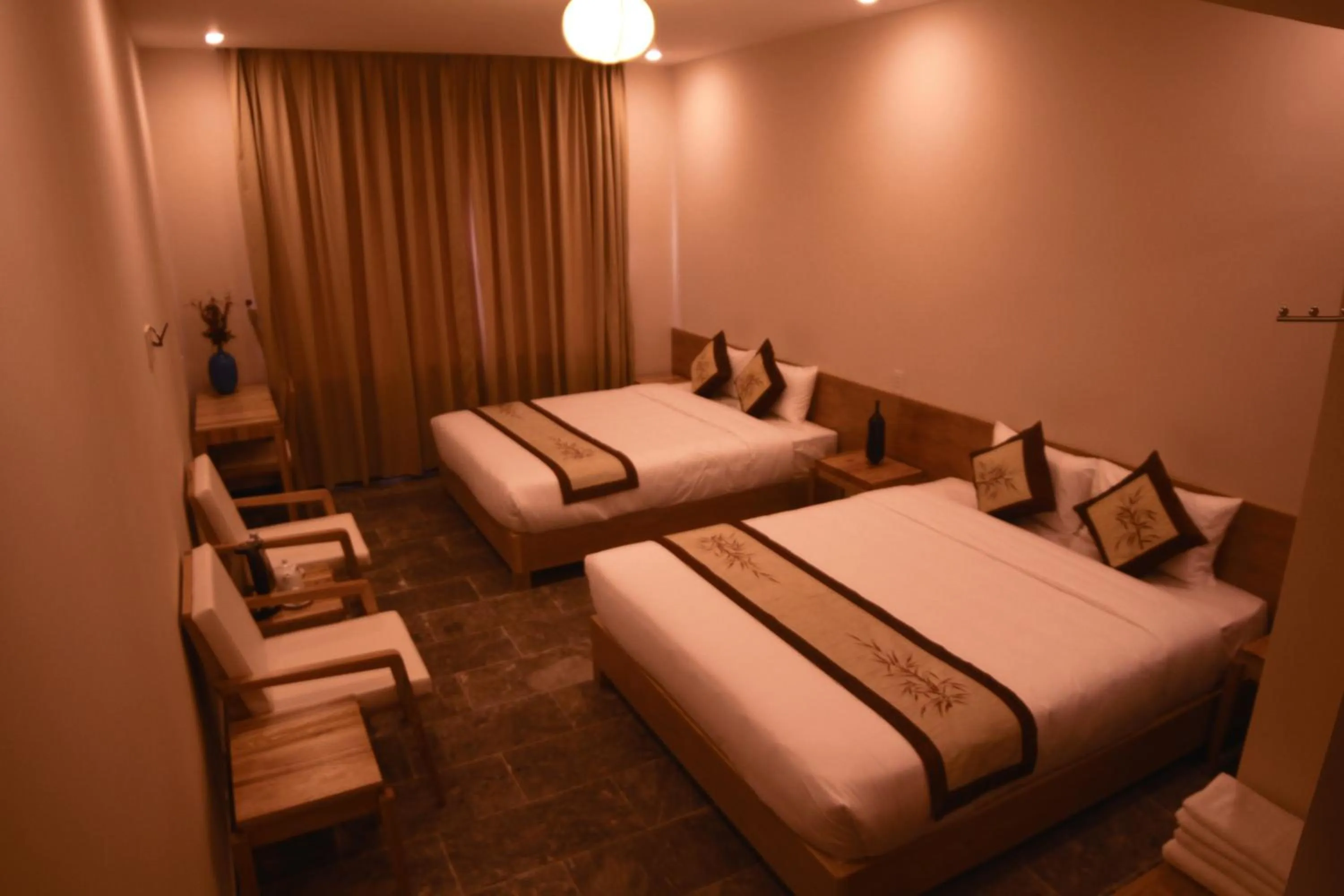 Bed in Jolie Villa Hoi An