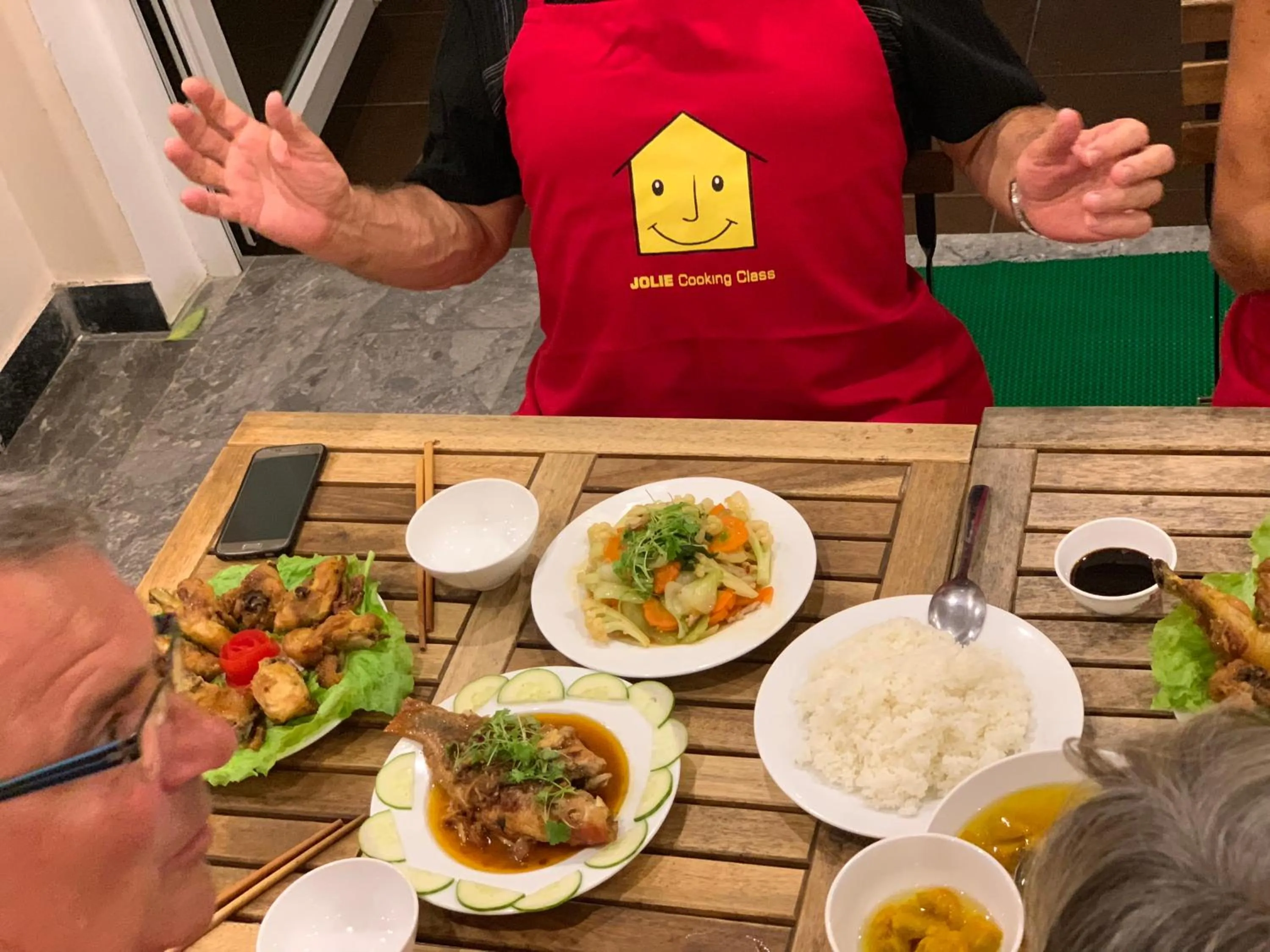 Dinner in Jolie Villa Hoi An