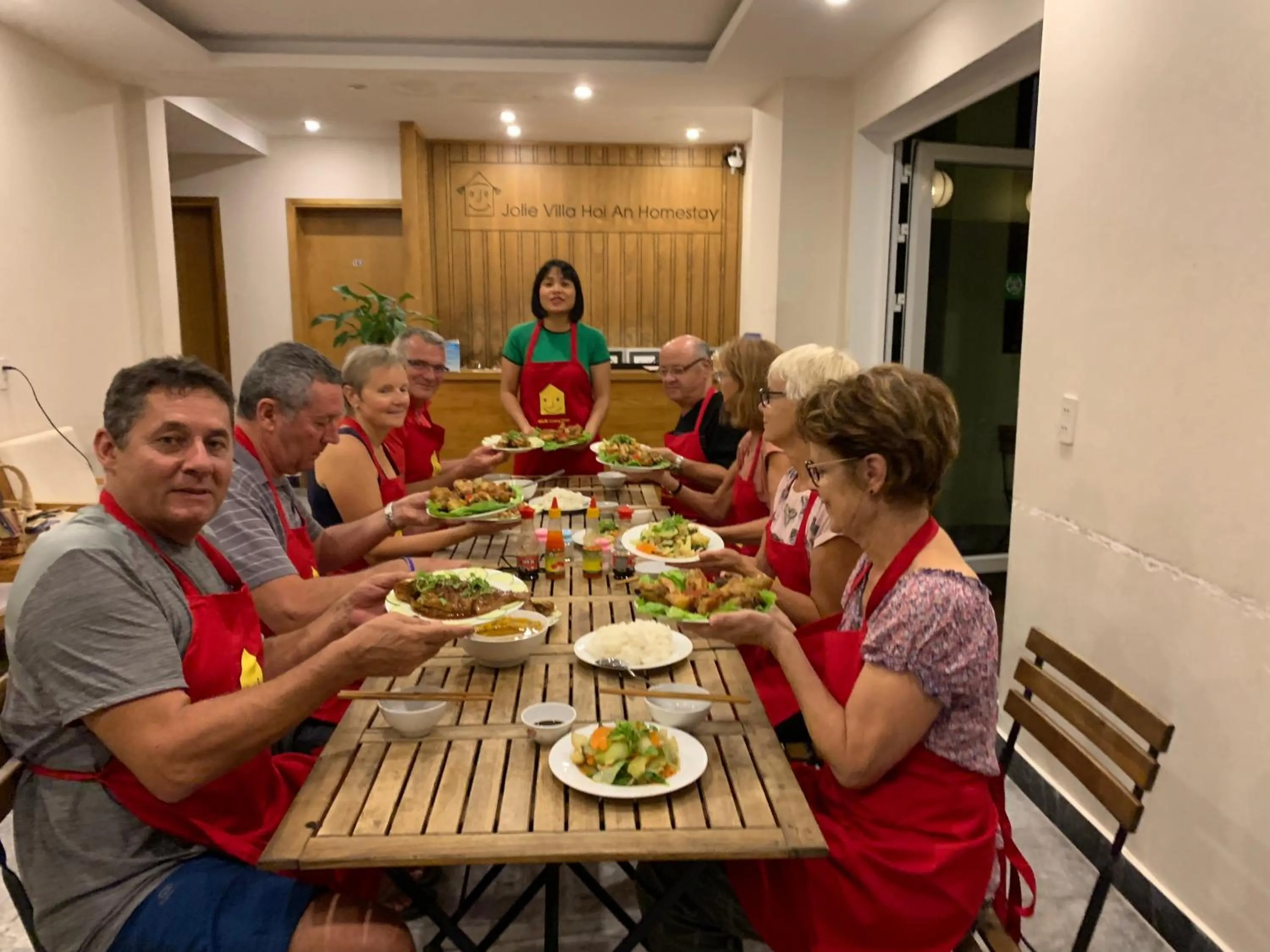 Dinner in Jolie Villa Hoi An