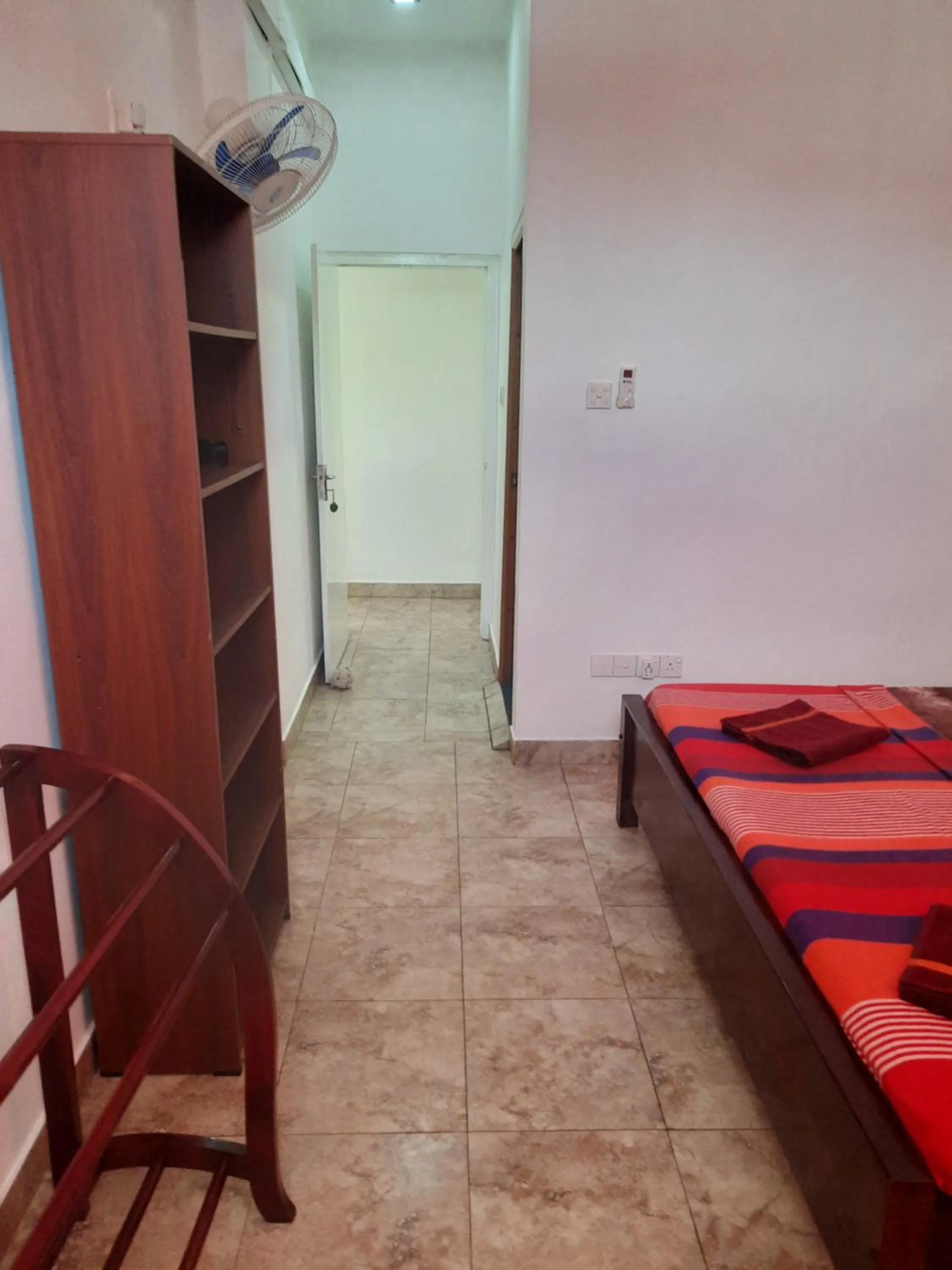 Bed in White Surfing Beach Resort