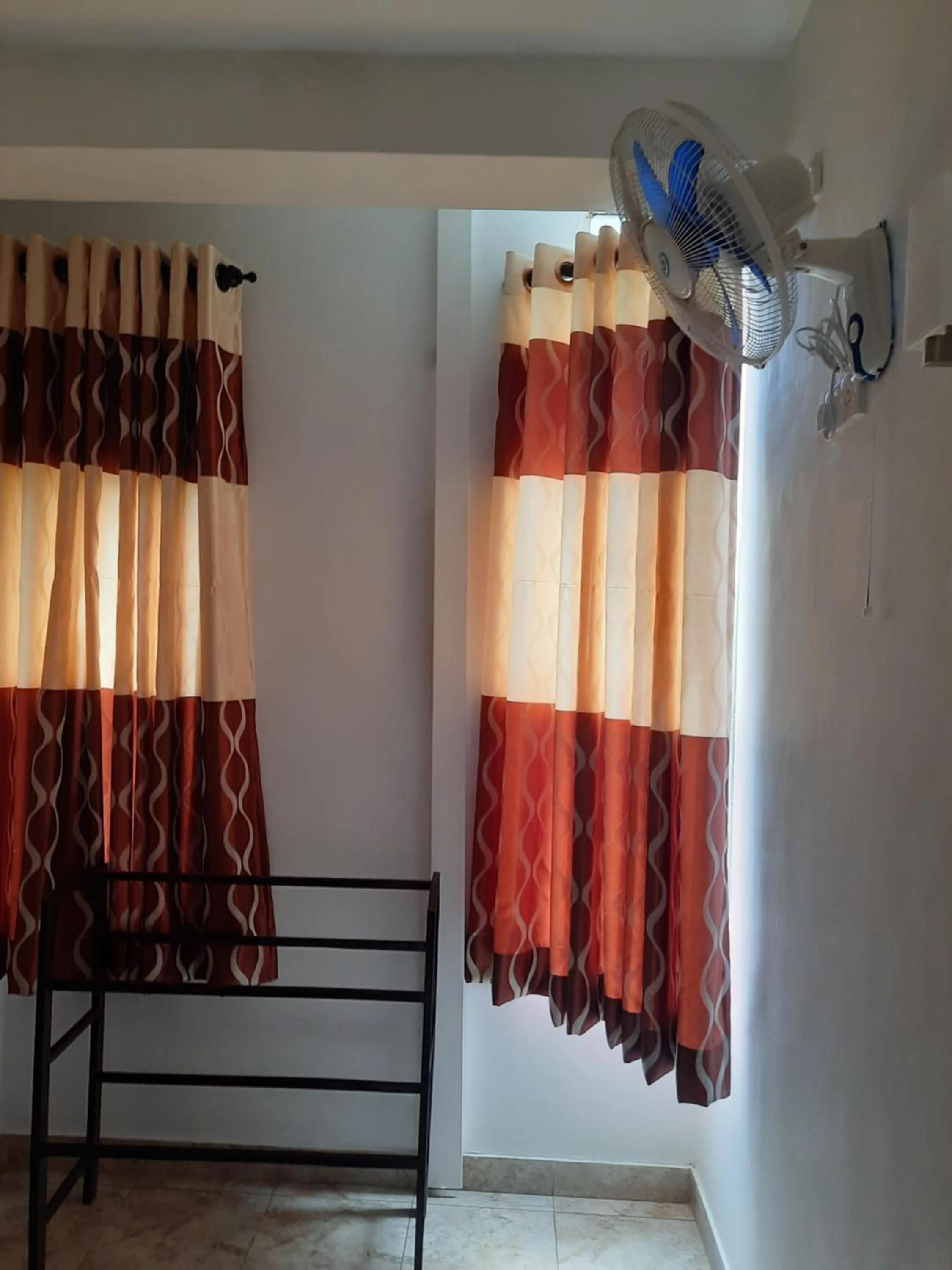 Bed in White Surfing Beach Resort