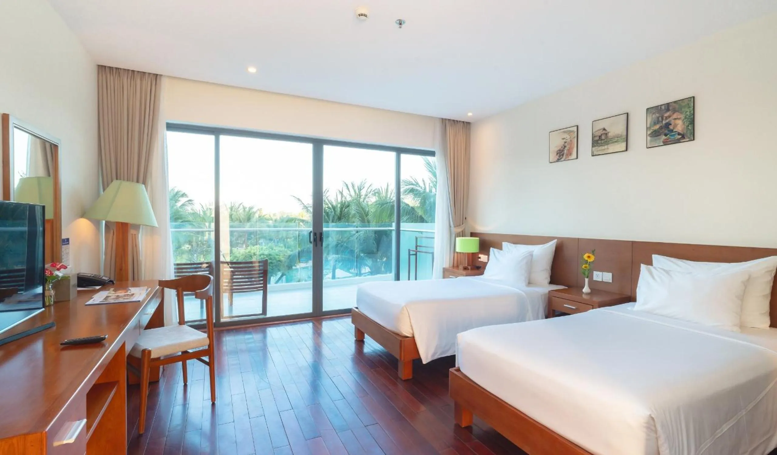 View (from property/room), Bed in Cam Ranh Riviera Beach Resort & Spa