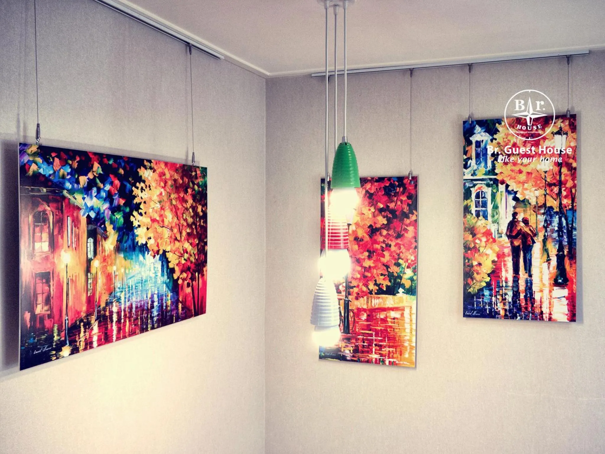 Decorative detail in Br. Guesthouse Hongdae