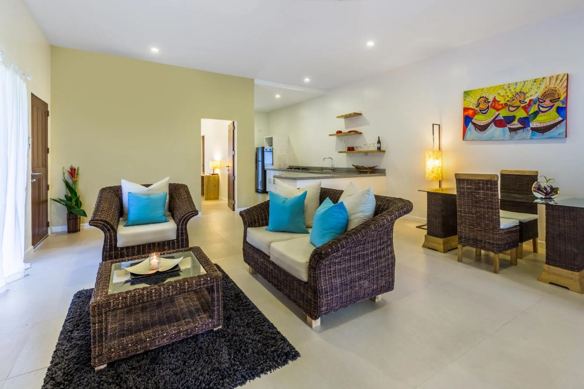 Living room in Atmosphere Resorts & Spa