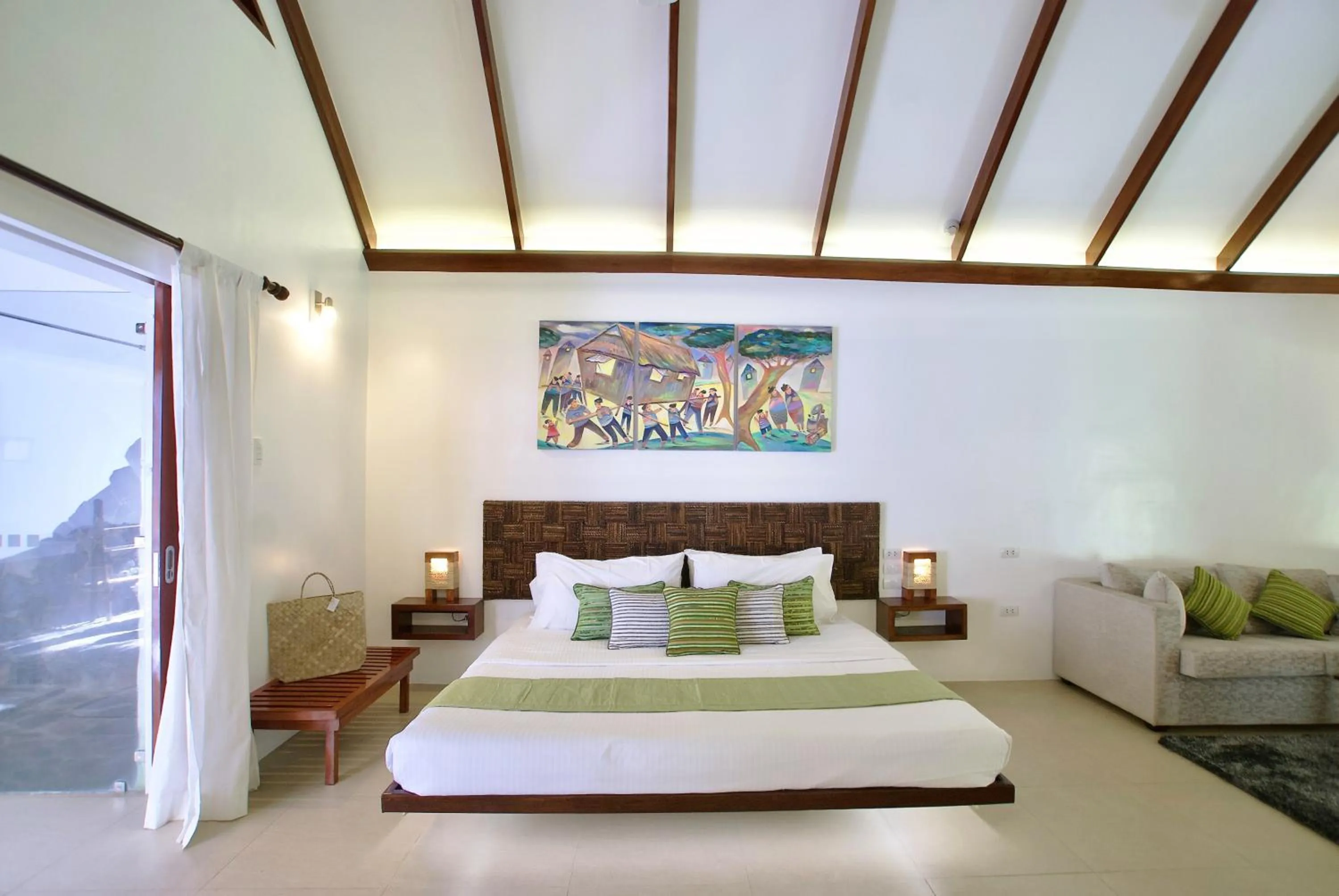 Bed in Atmosphere Resorts & Spa