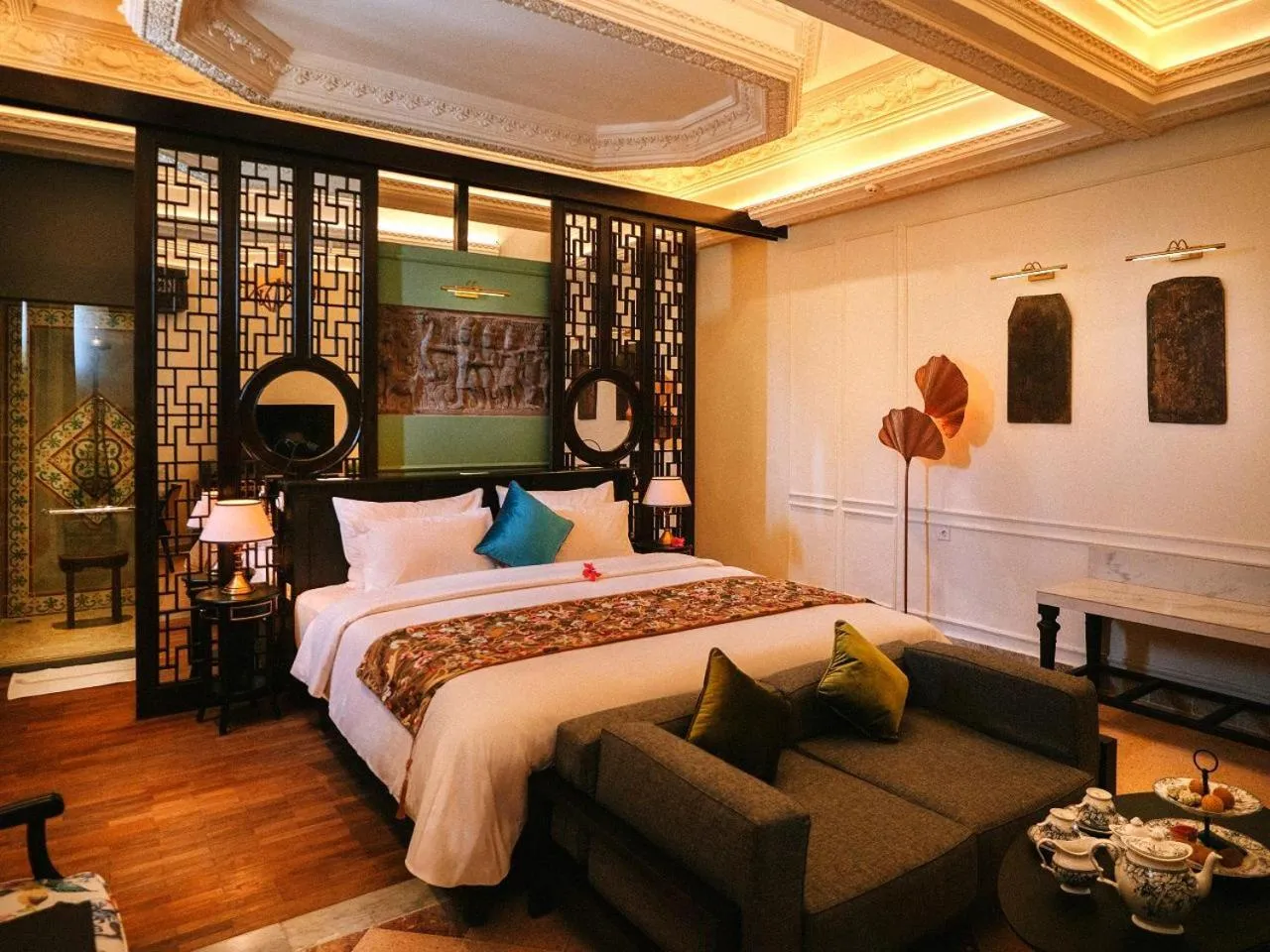 Bedroom, Bed in House of Tugu, Old Town Jakarta