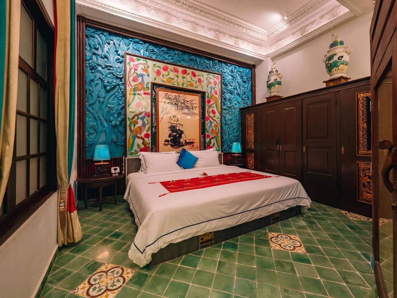 Bed in House of Tugu, Old Town Jakarta