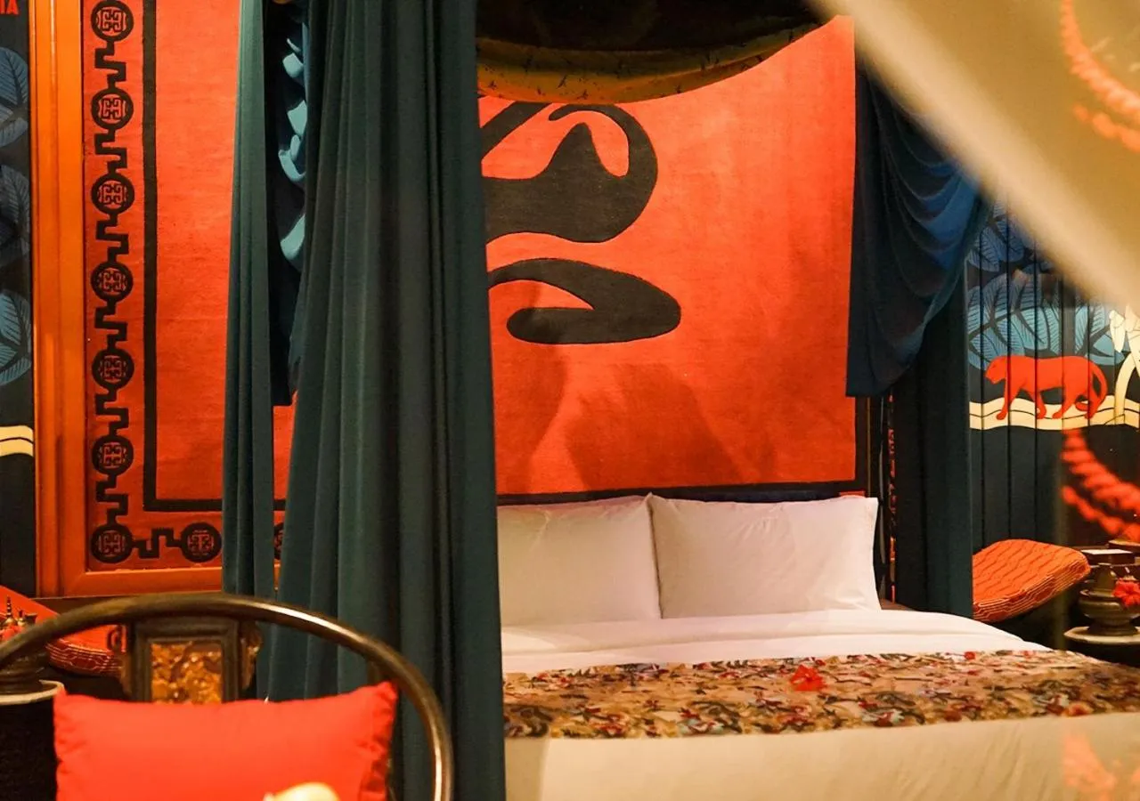 Bed in House of Tugu, Old Town Jakarta