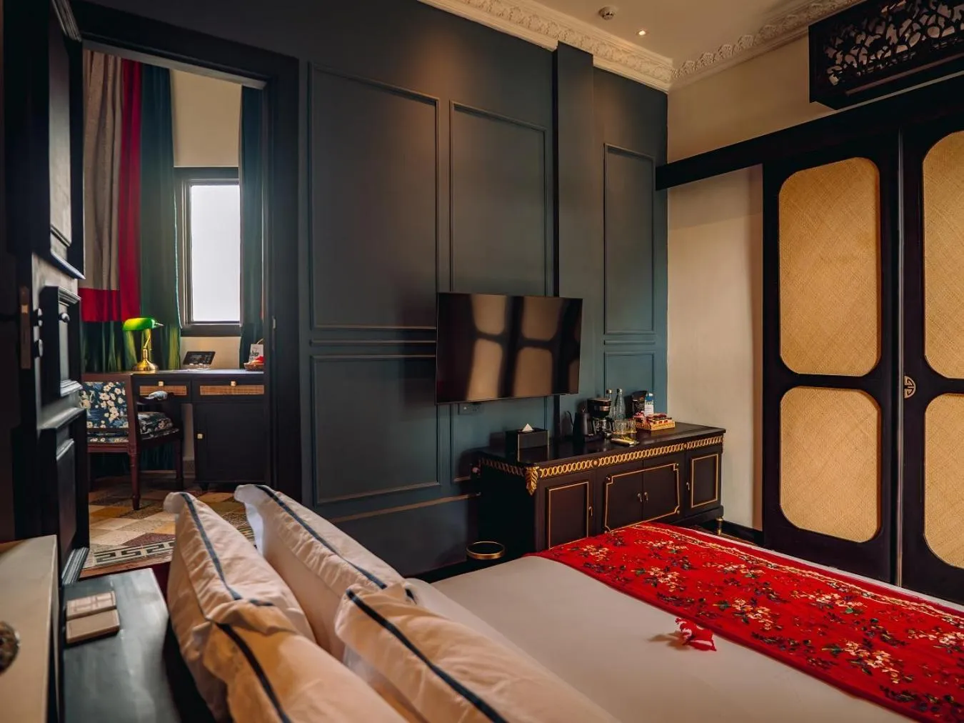 Bed in House of Tugu, Old Town Jakarta