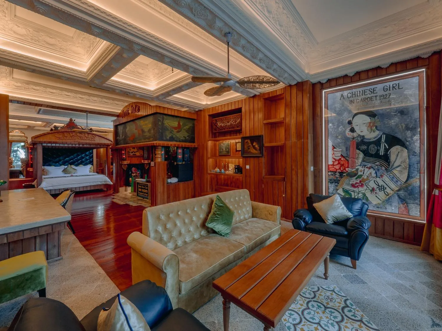 Bathroom in House of Tugu, Old Town Jakarta