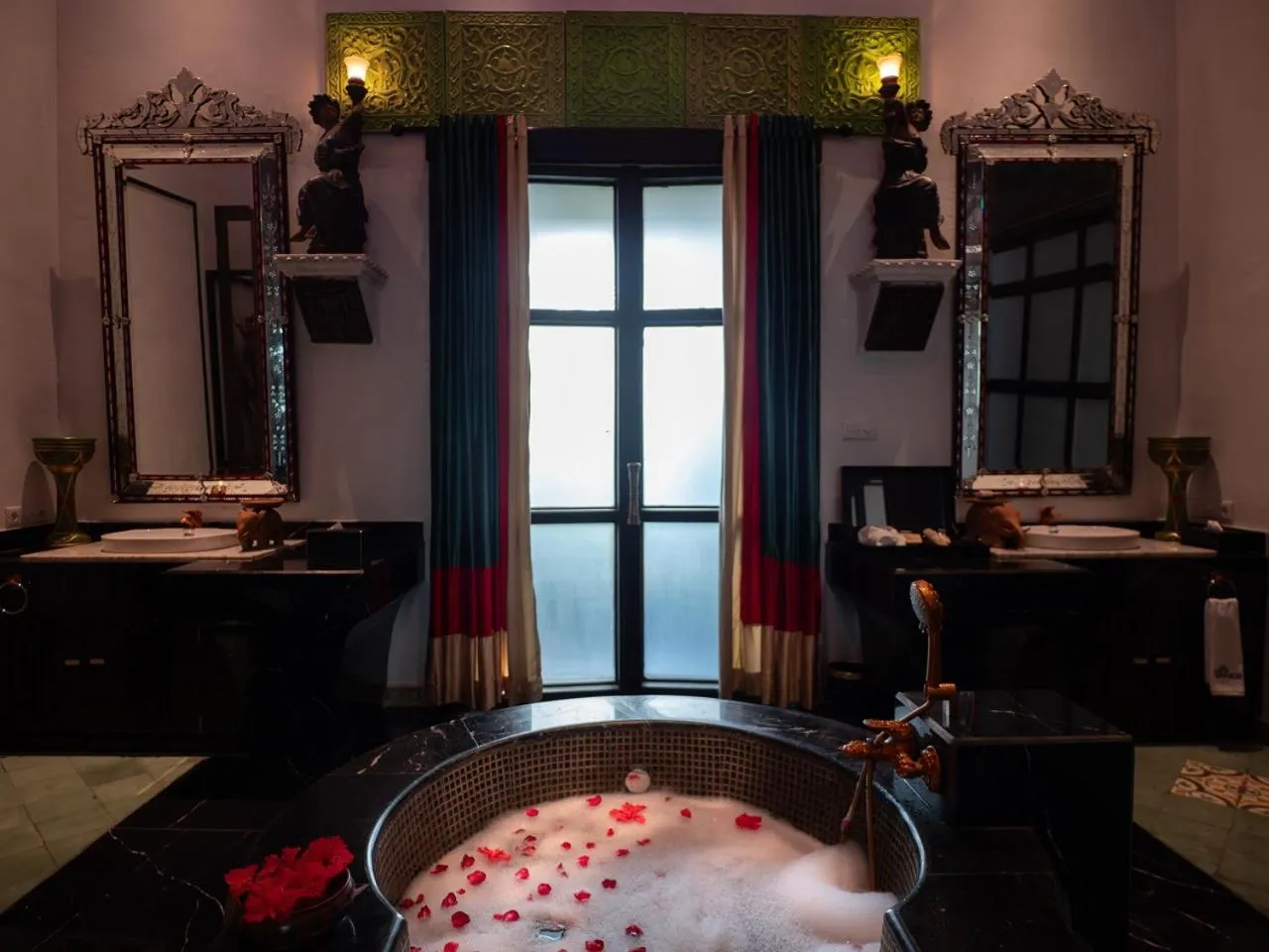 Bathroom in House of Tugu, Old Town Jakarta