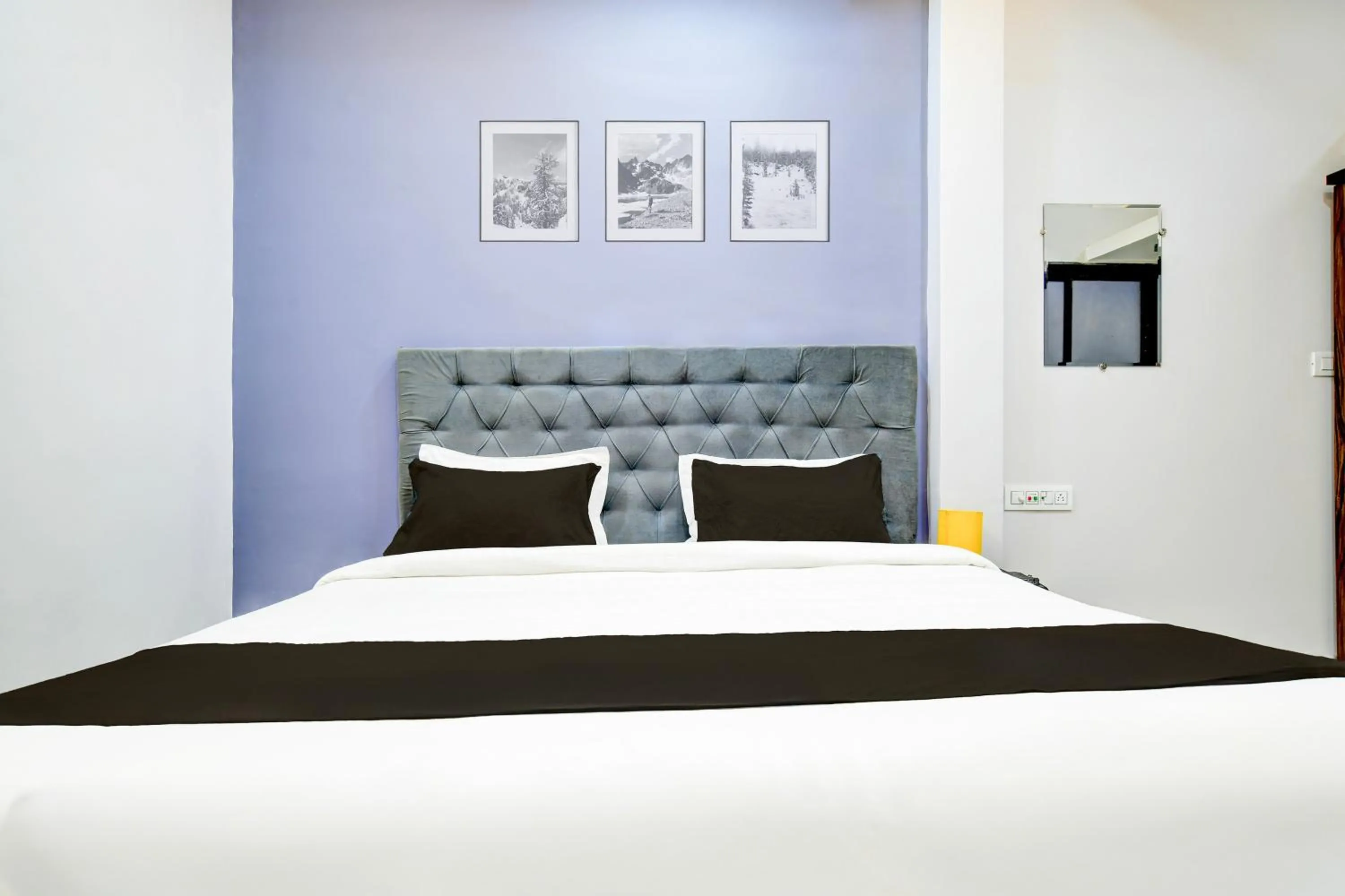 Bedroom, Bed in Hotel O D.V Near Medanta Hospital Indore