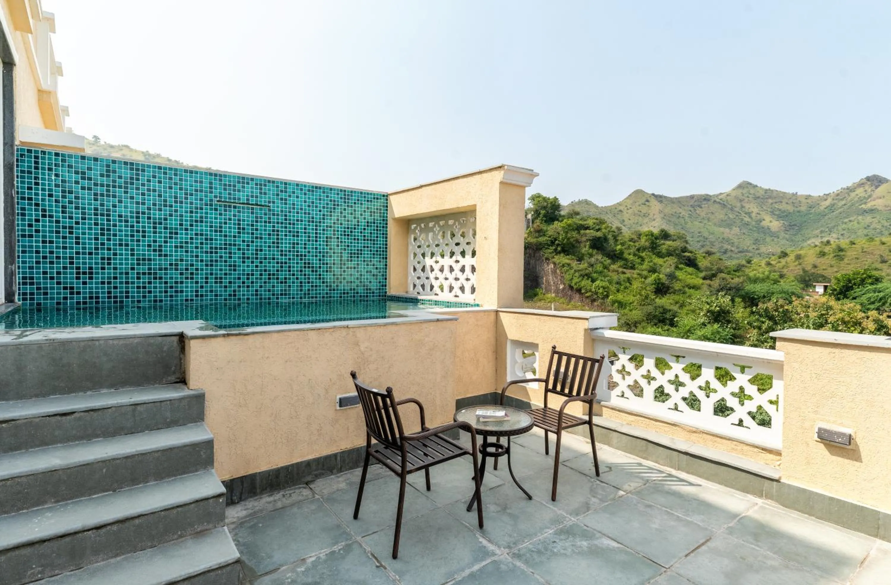 Patio in The Hills collective with private plunge pool My Downtown Hotel