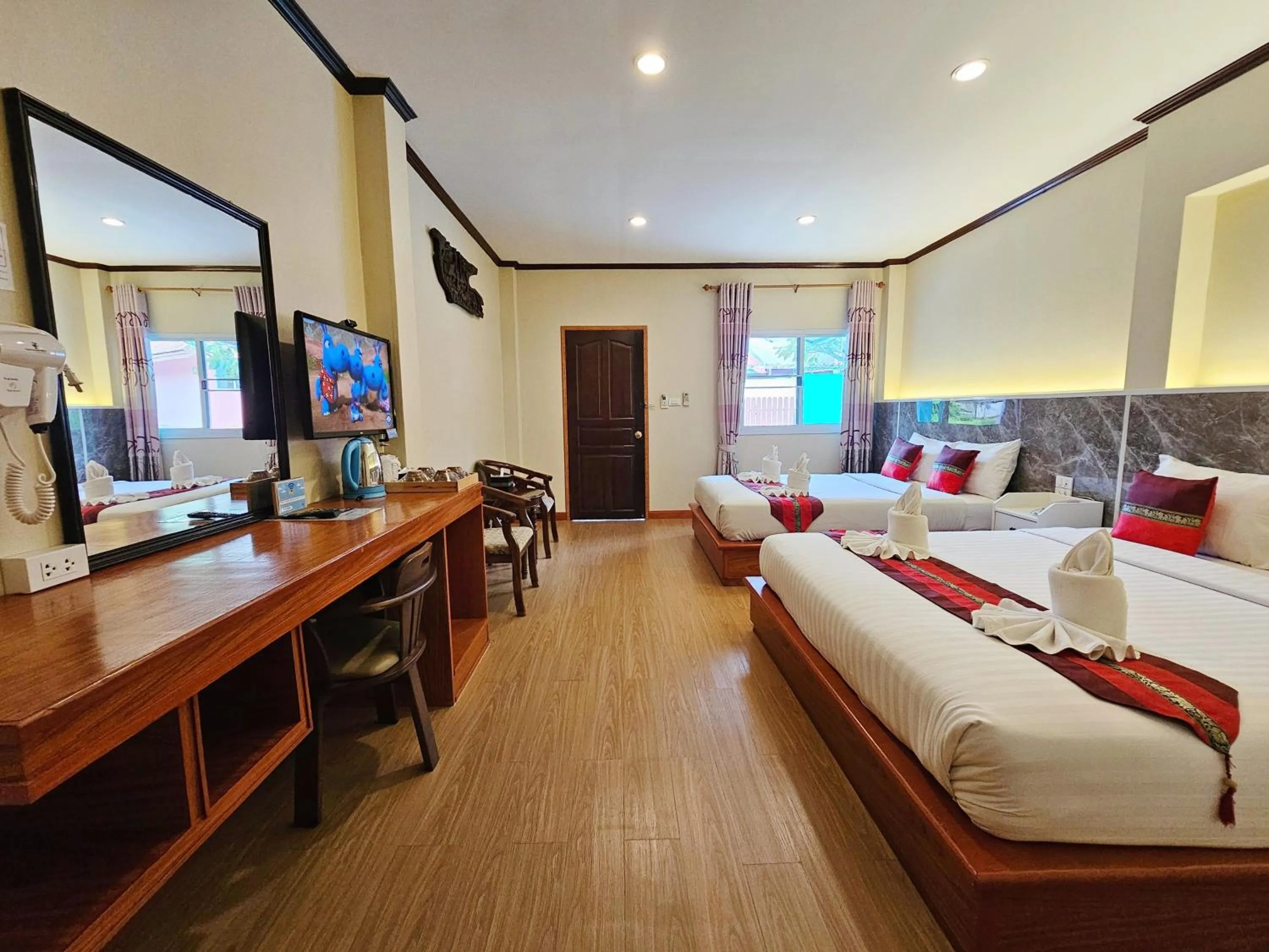 TV and multimedia, Bed in Phaithong Sotel Resort