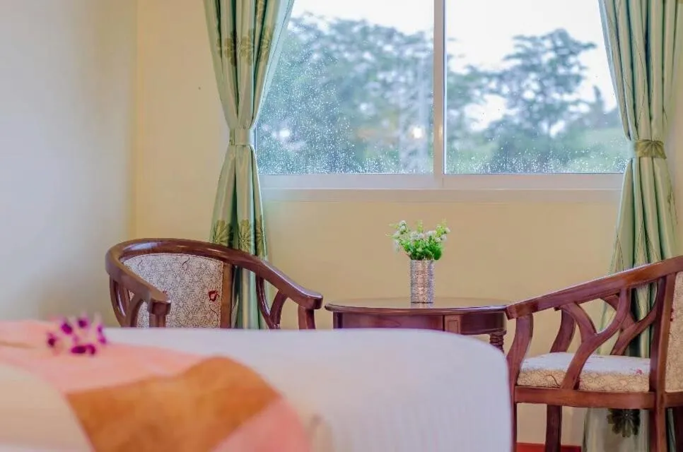 Seating area, Bed in Phaithong Sotel Resort