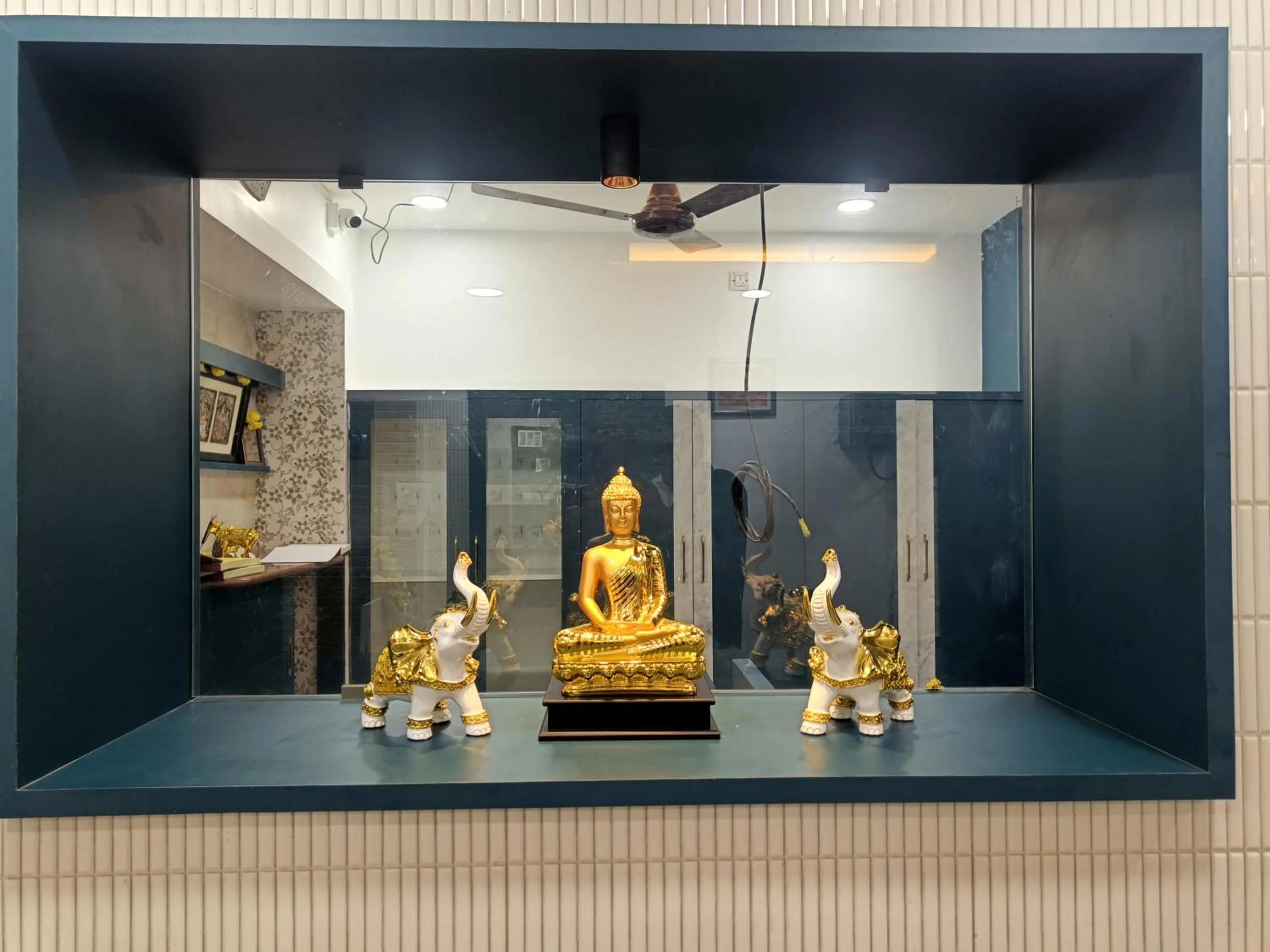 Lobby or reception in Sri Tirumalaa Hotel