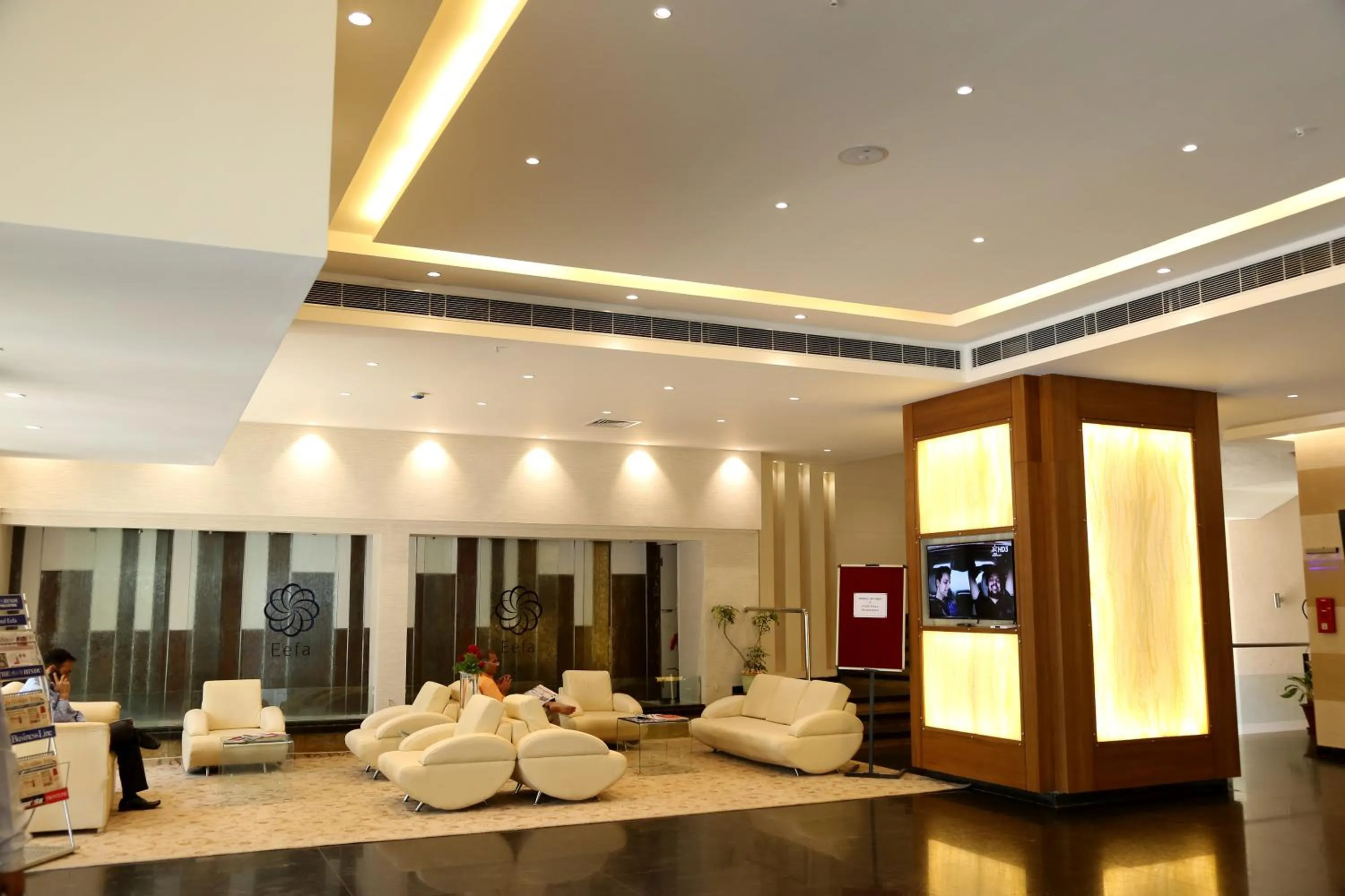 Lobby or reception in Hotel Eefa