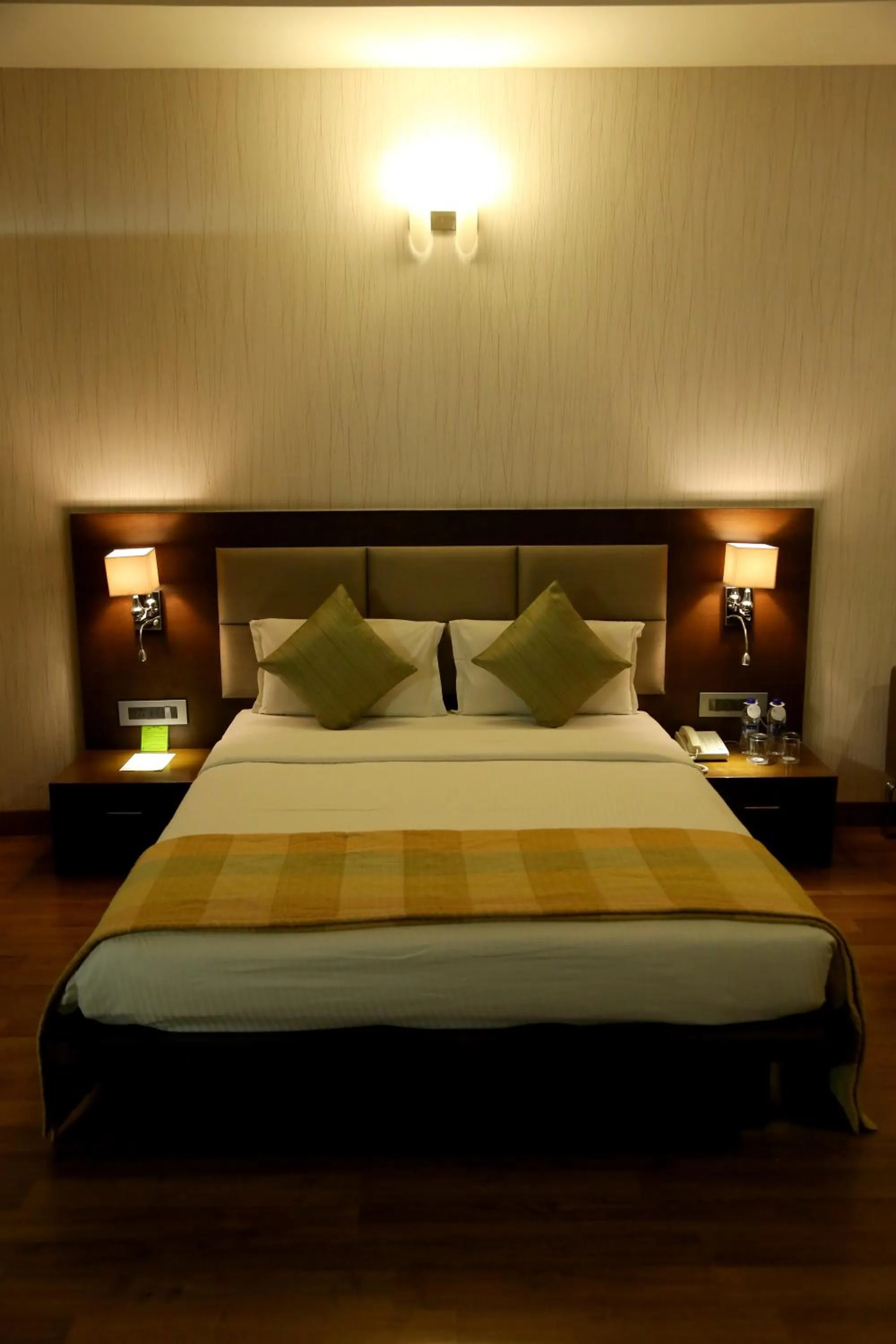 Bed in Hotel Eefa