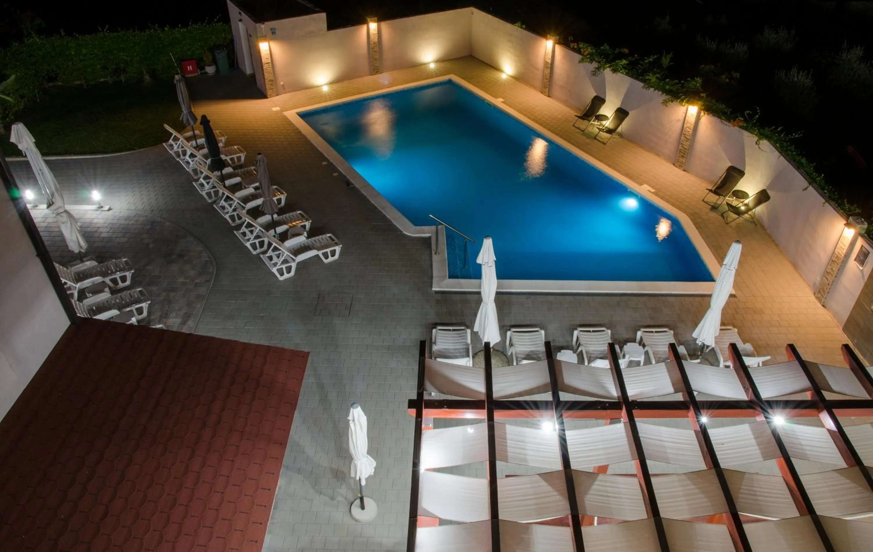 Pool view in Hotel Quattro Medjugorje