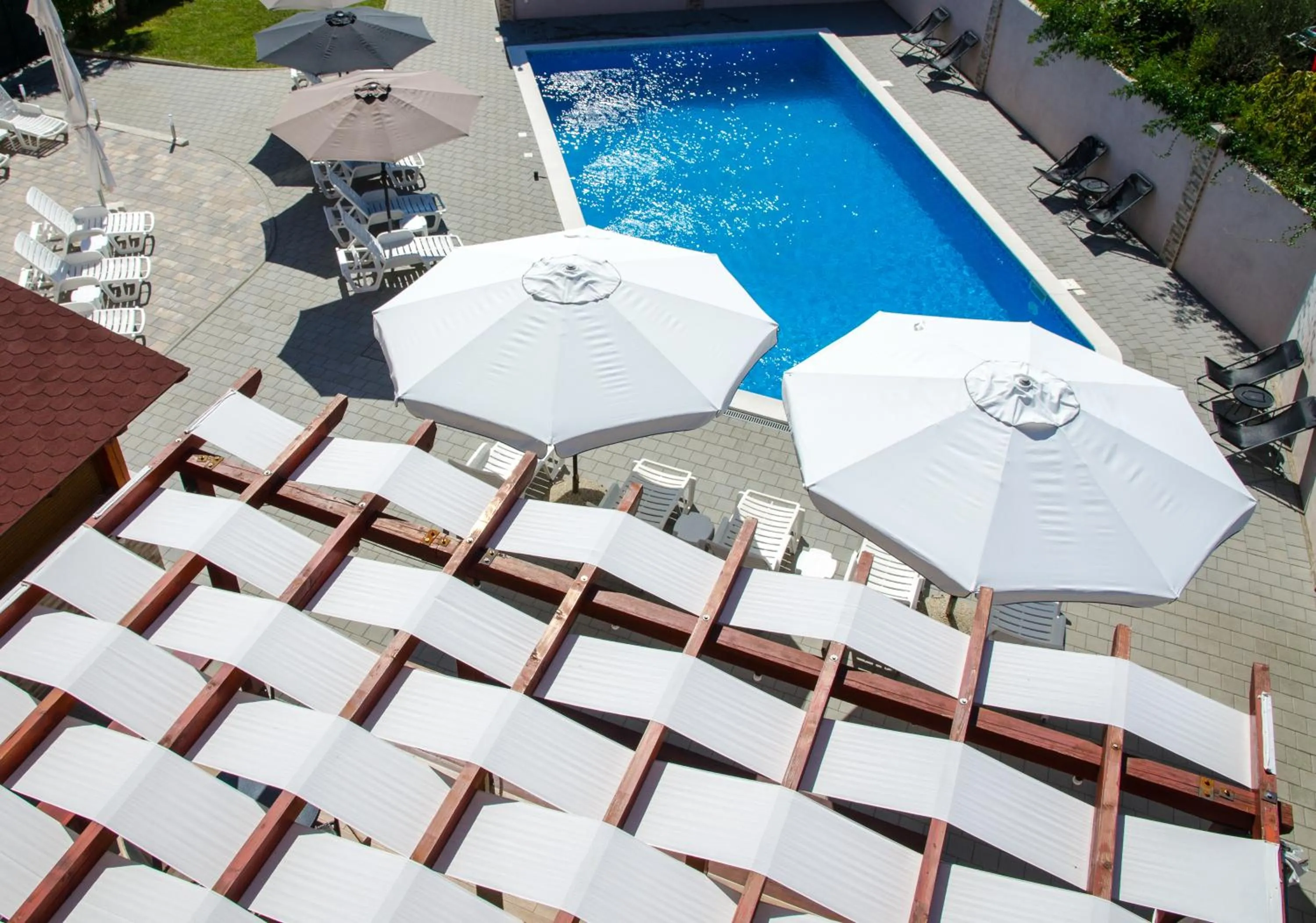 Pool view in Hotel Quattro Medjugorje