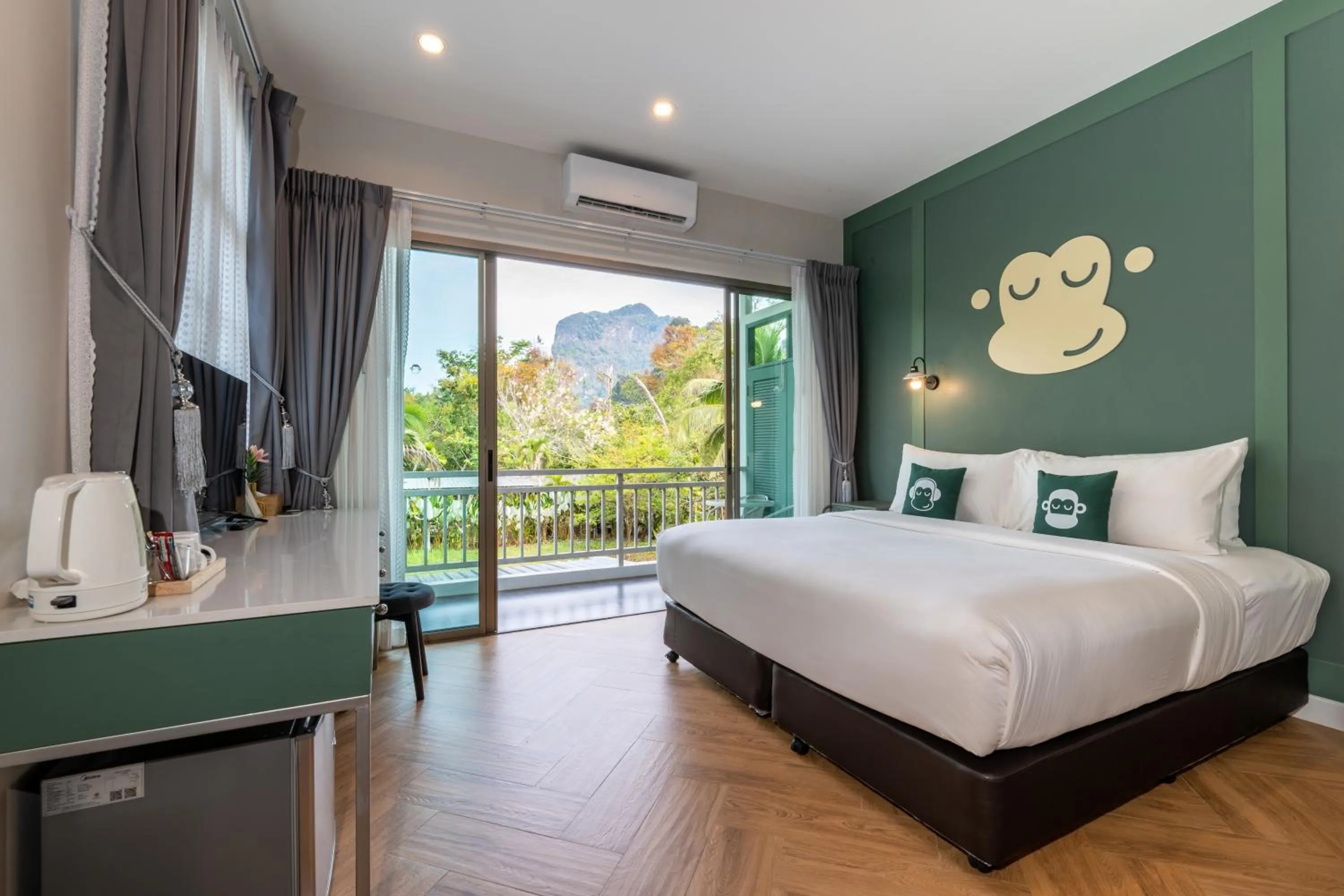 Photo of the whole room, Bed in Blu Monkey Pooltara Krabi Hotel & Villas Pet Friendly