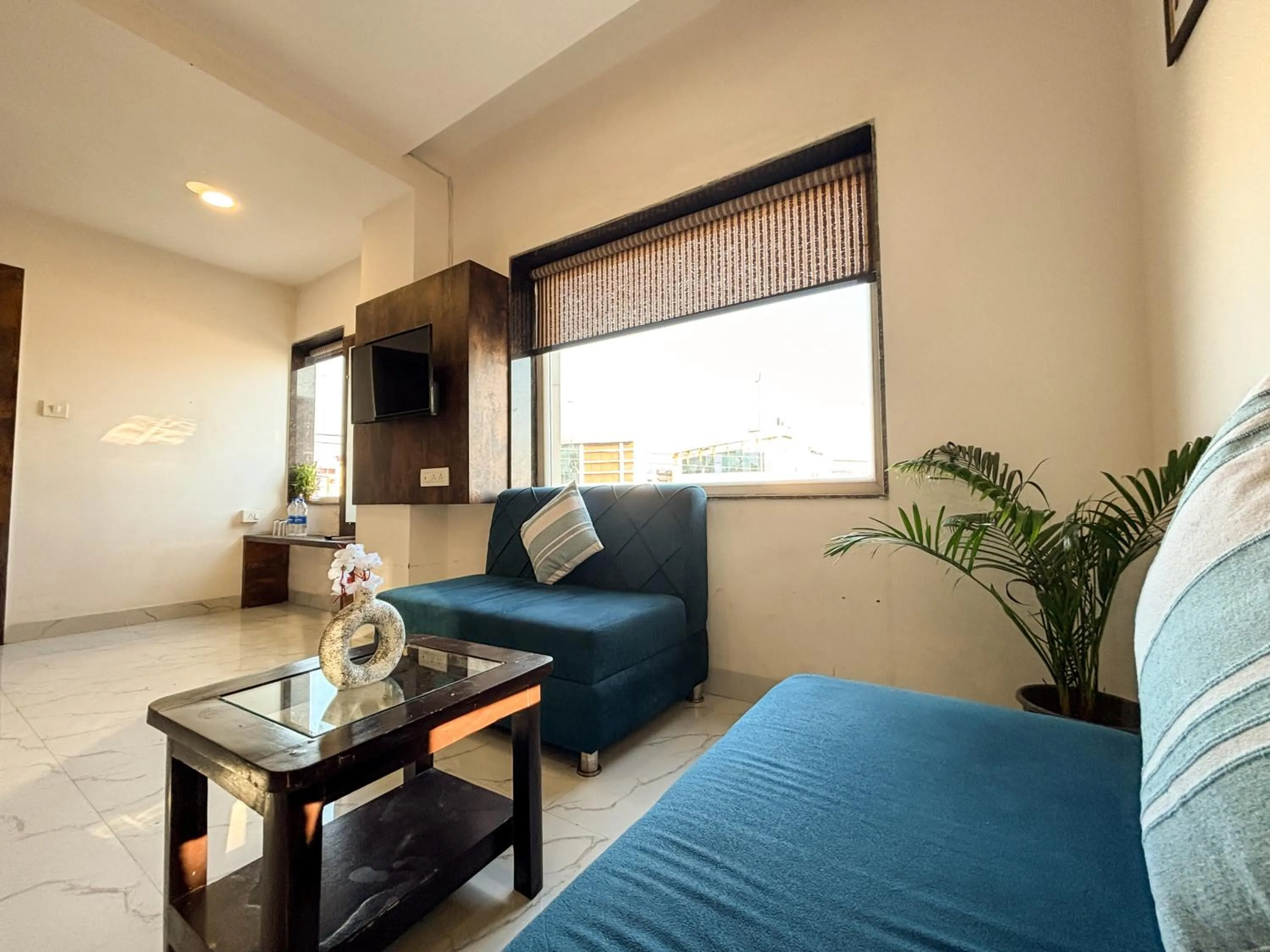 Bed in Hotel Shoolin Suites Boutique Haridwar