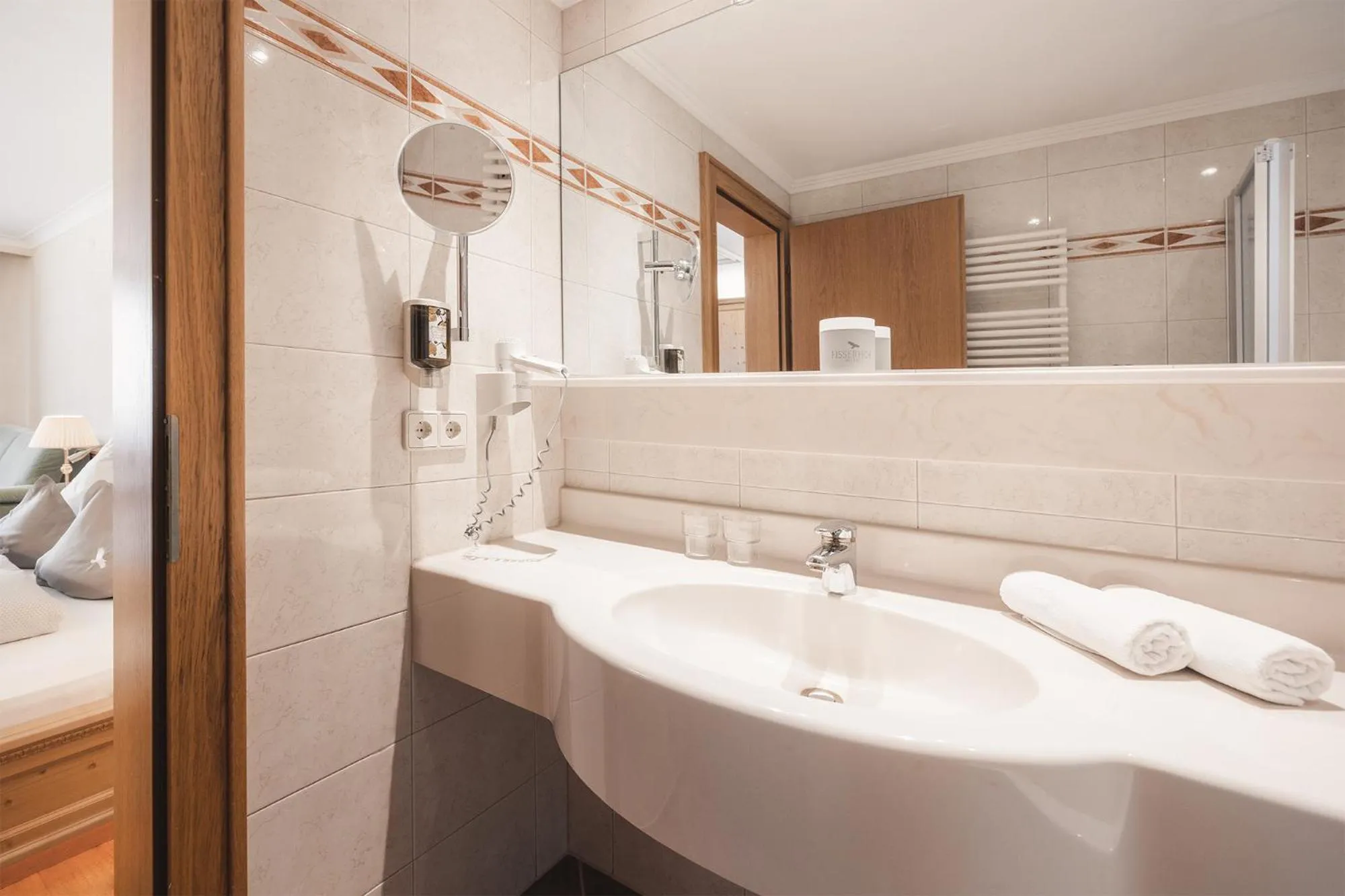 Bathroom in Hotel Fisserhof