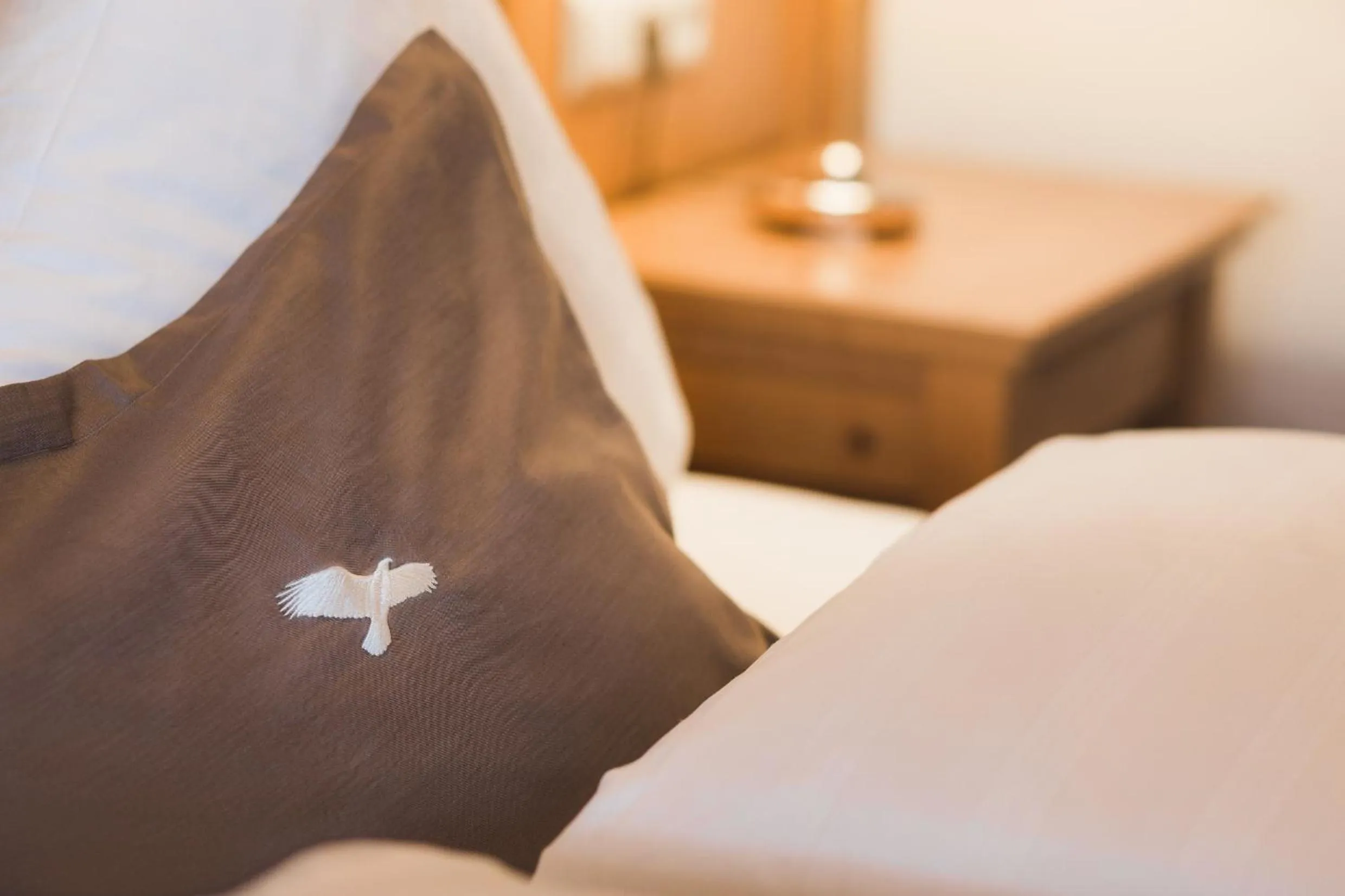 Decorative detail, Bed in Hotel Fisserhof