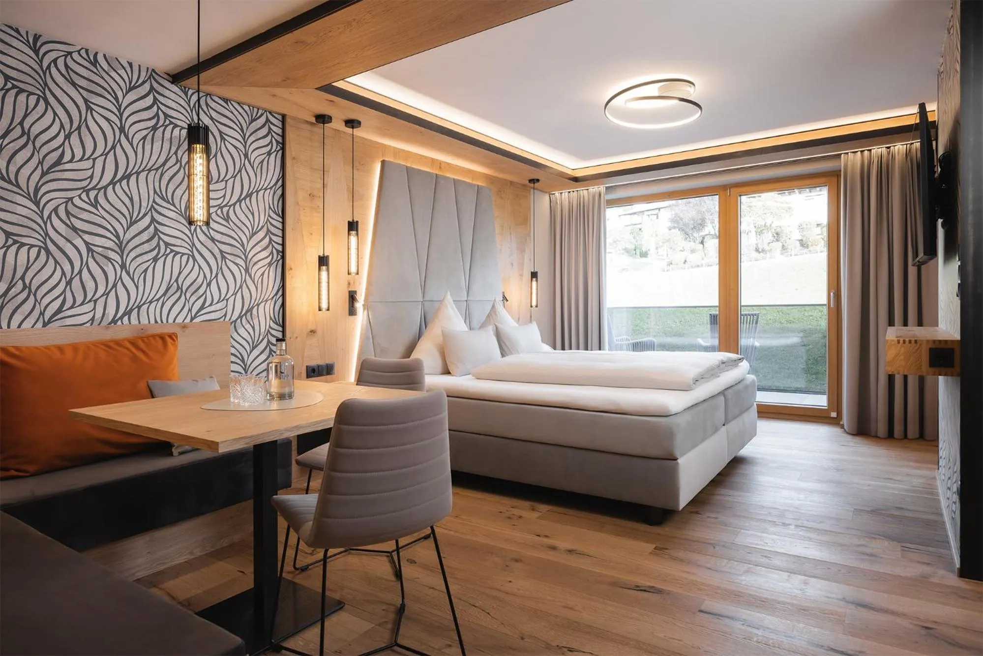 Photo of the whole room, Bed in Hotel Fisserhof