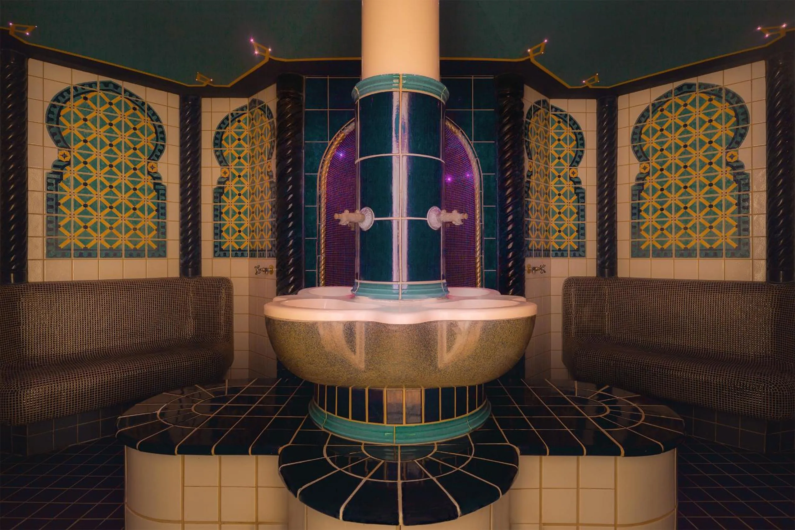 Steam room in Hotel Fisserhof