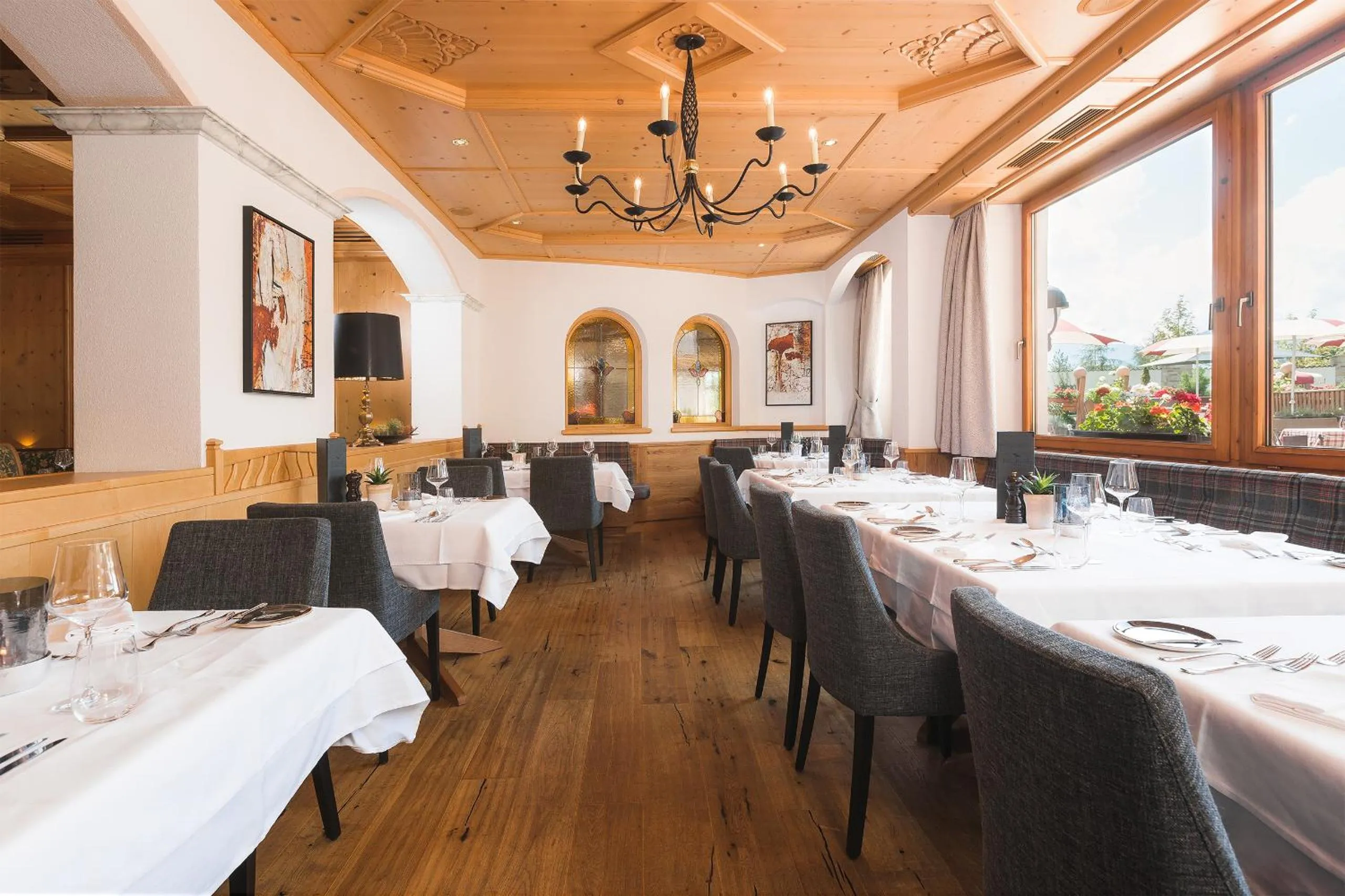 Restaurant/places to eat in Hotel Fisserhof