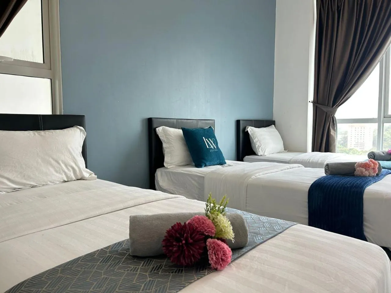 Bed in Sutera Avenue Kota Kinabalu City Centre LW Suites