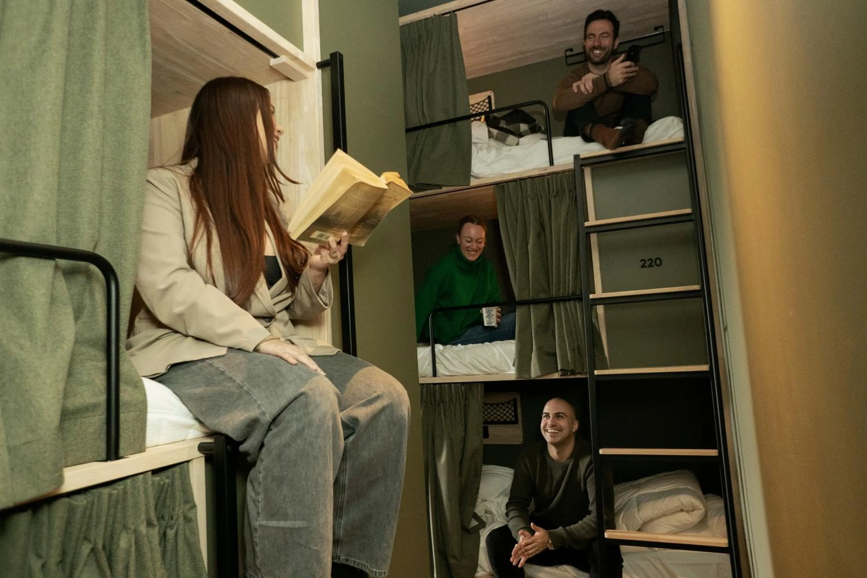 People in The Elephant Hostel