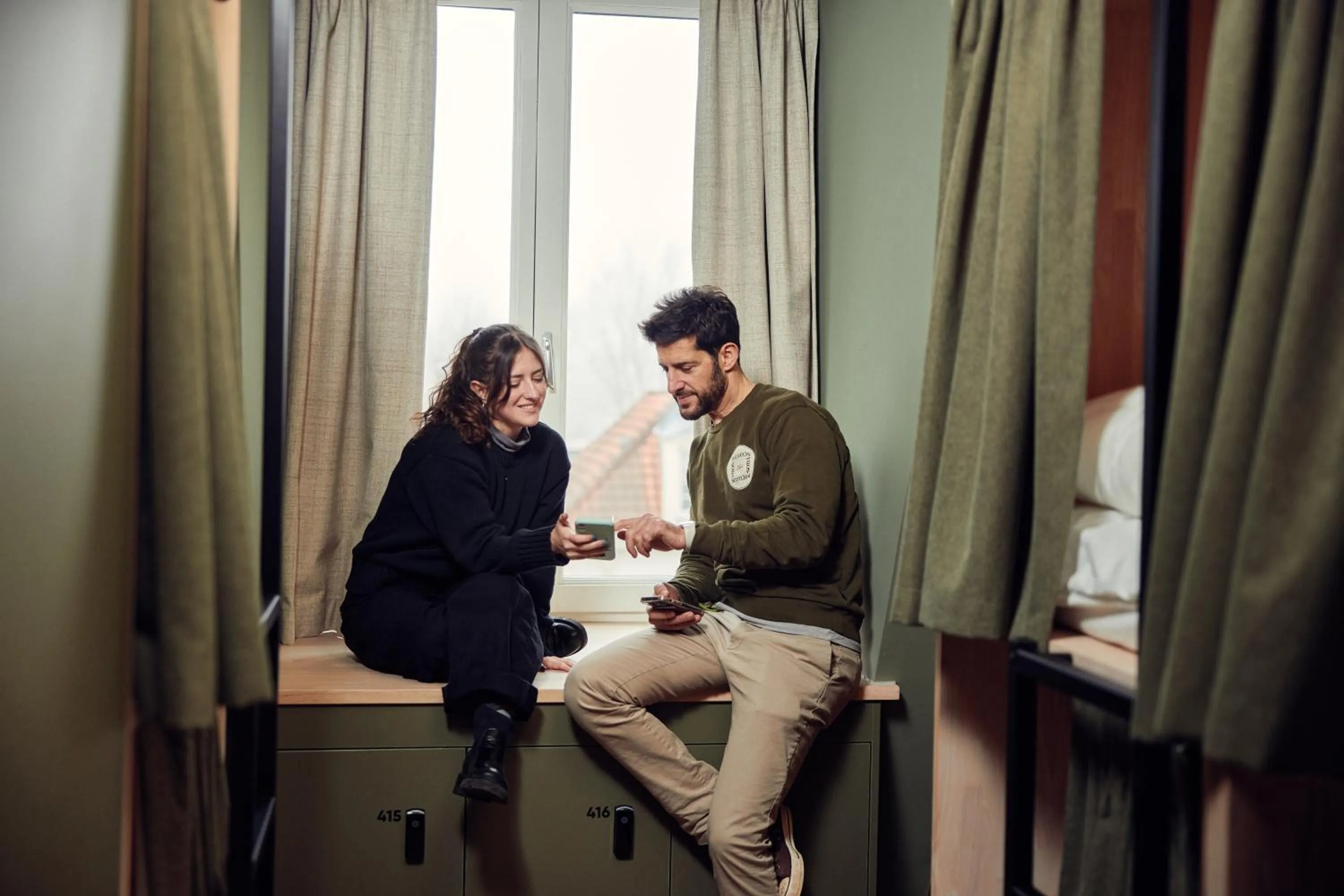 Guests in The Elephant Hostel