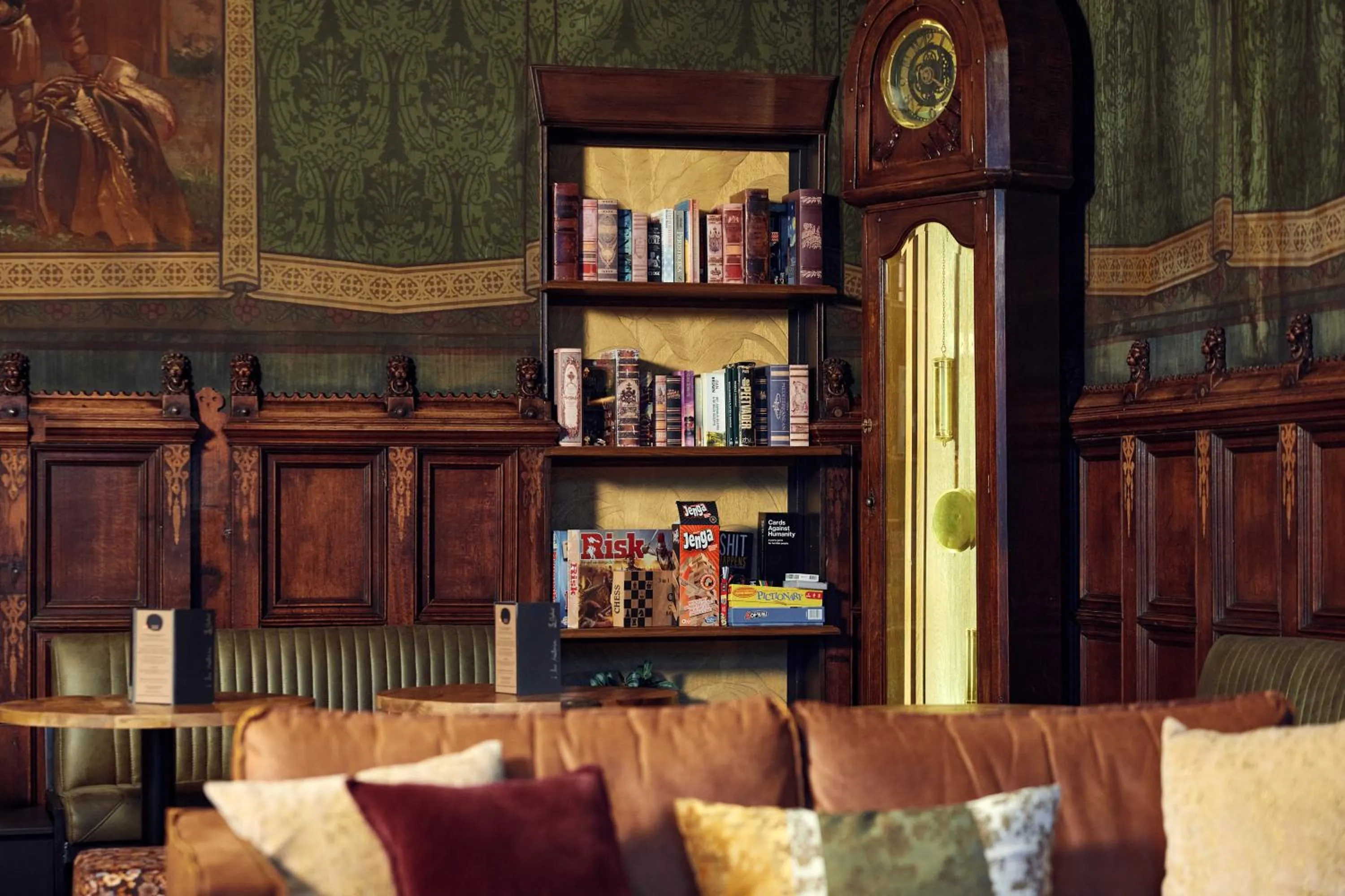 Living room in The Elephant Hostel