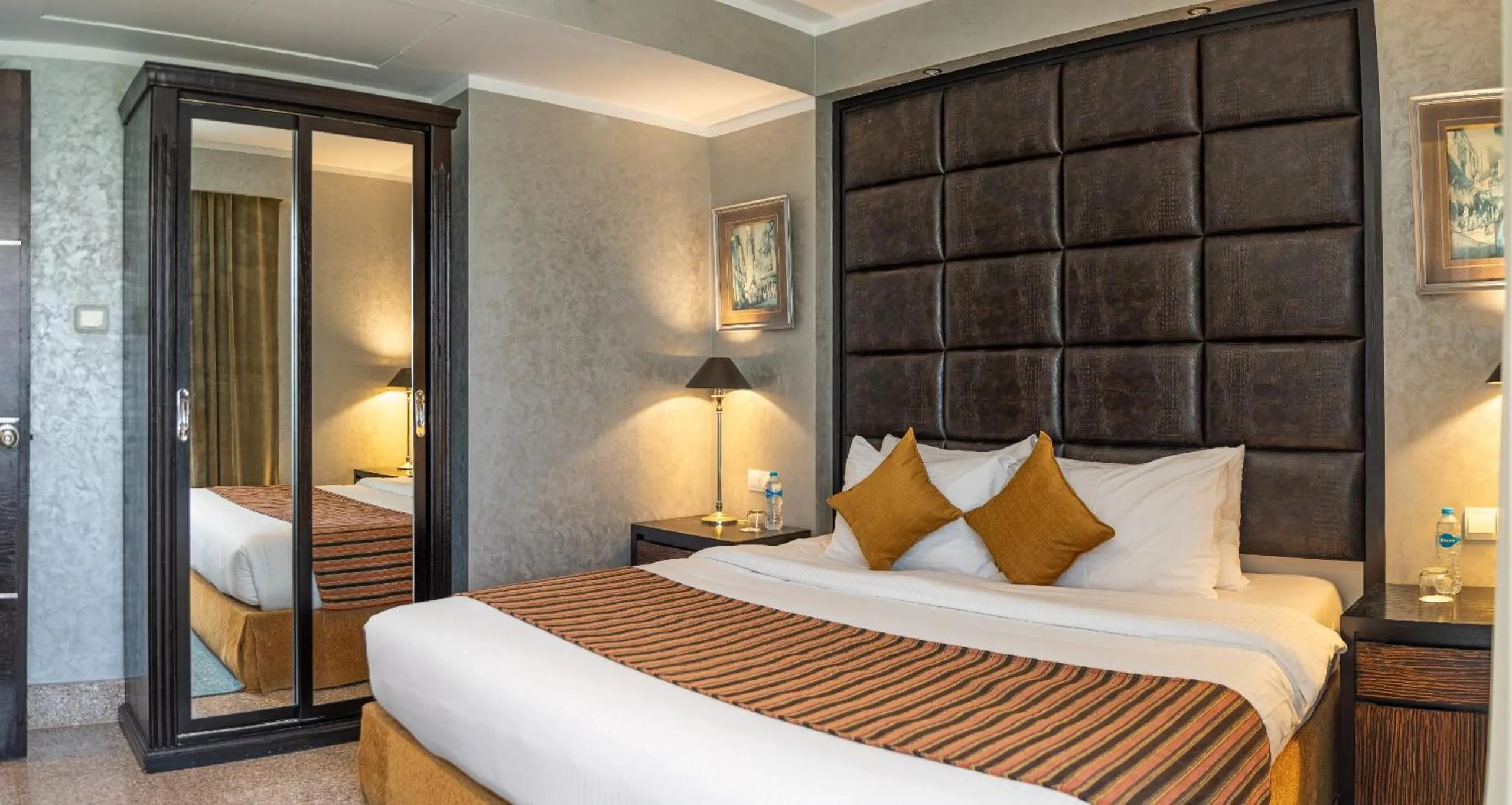 Bed in Royal Monte-Carlo Sharm Resort & SPA