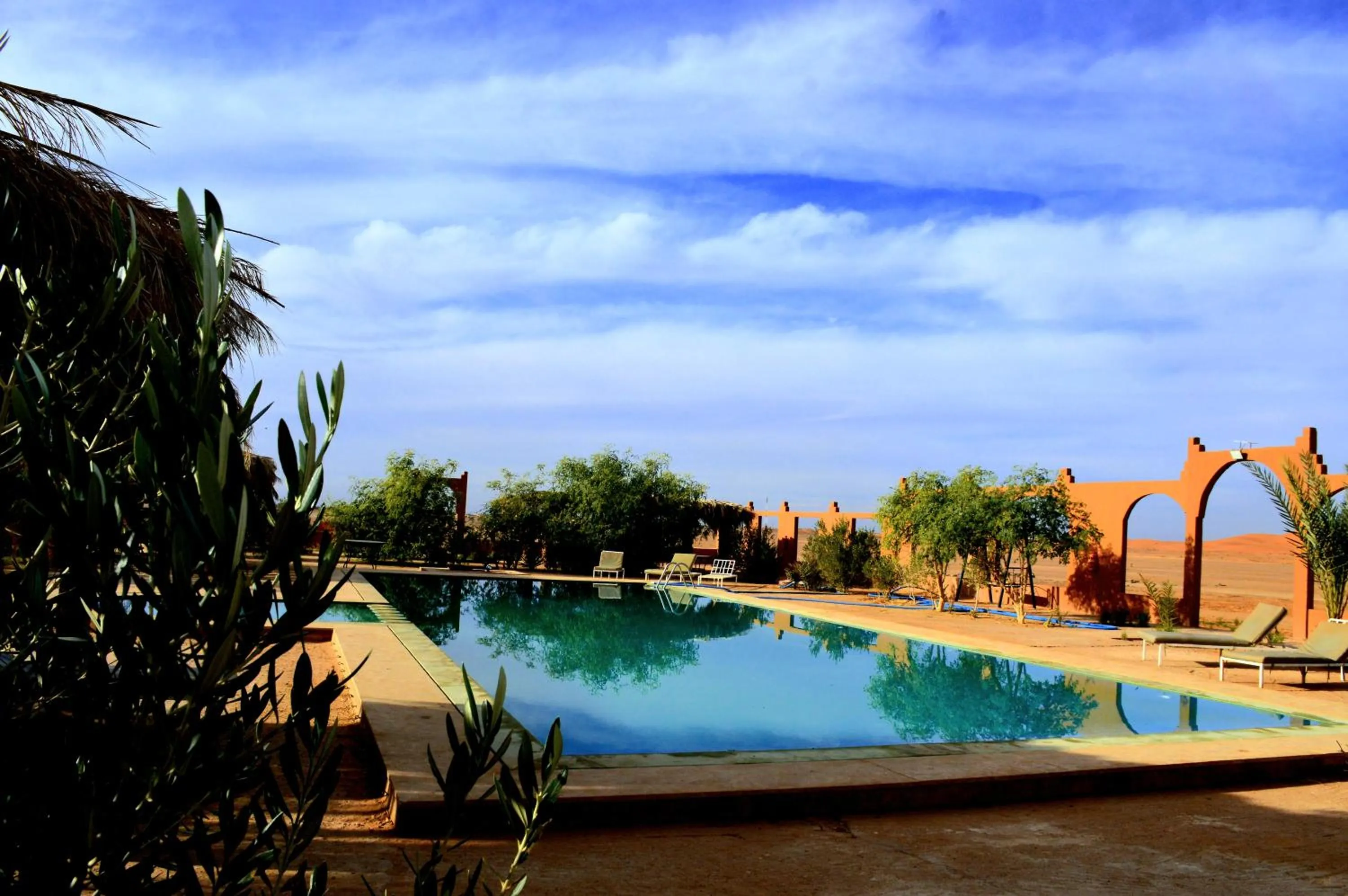Pool view in Kasbah Du Berger & Piscine