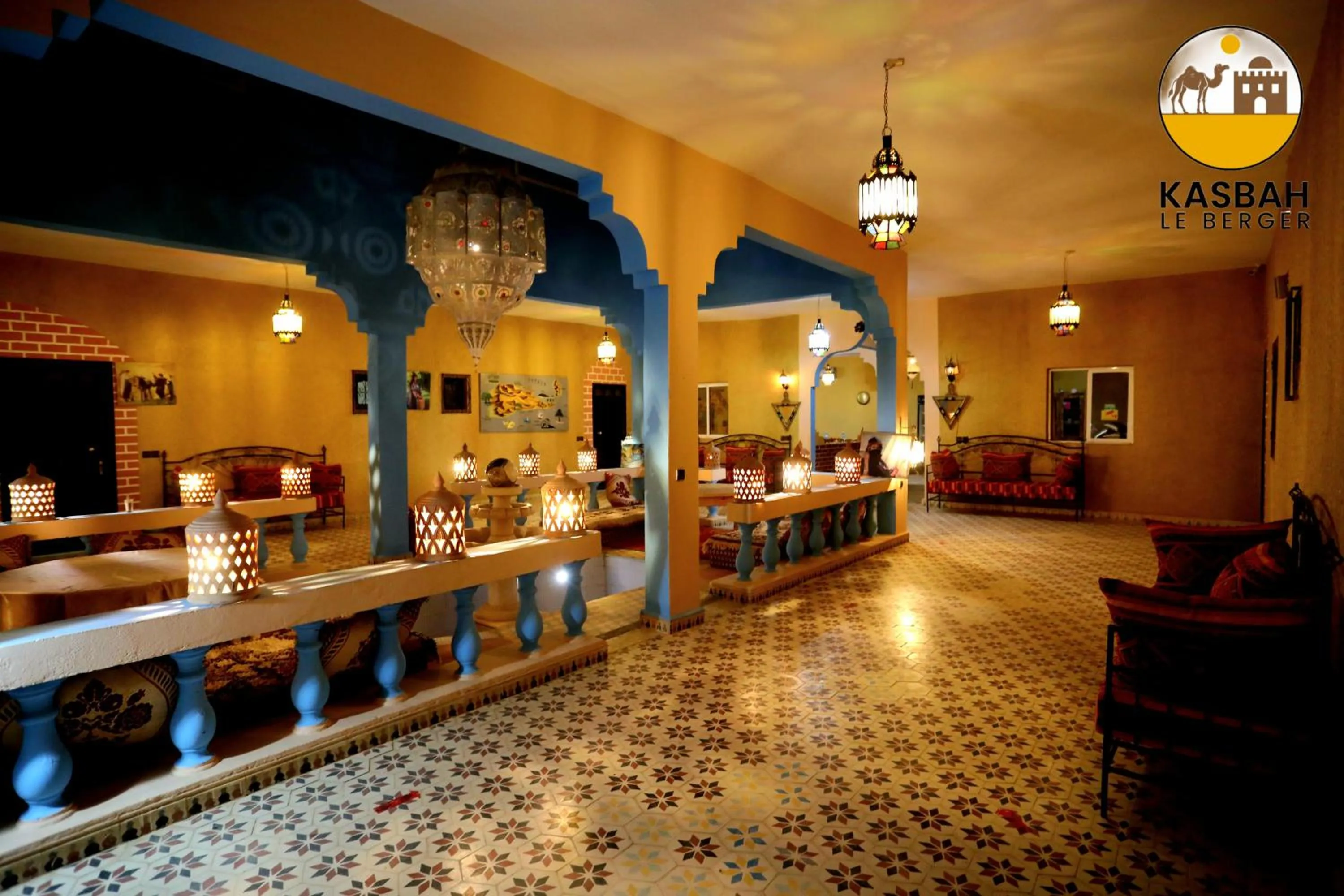 Lobby or reception in Kasbah Du Berger & Piscine