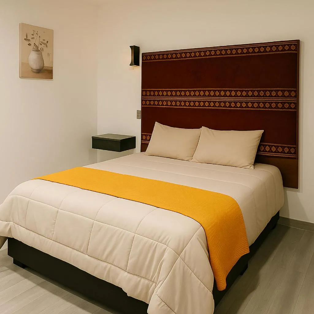 Bed in YOEL Hotel Restaurante y Centro de Negocios