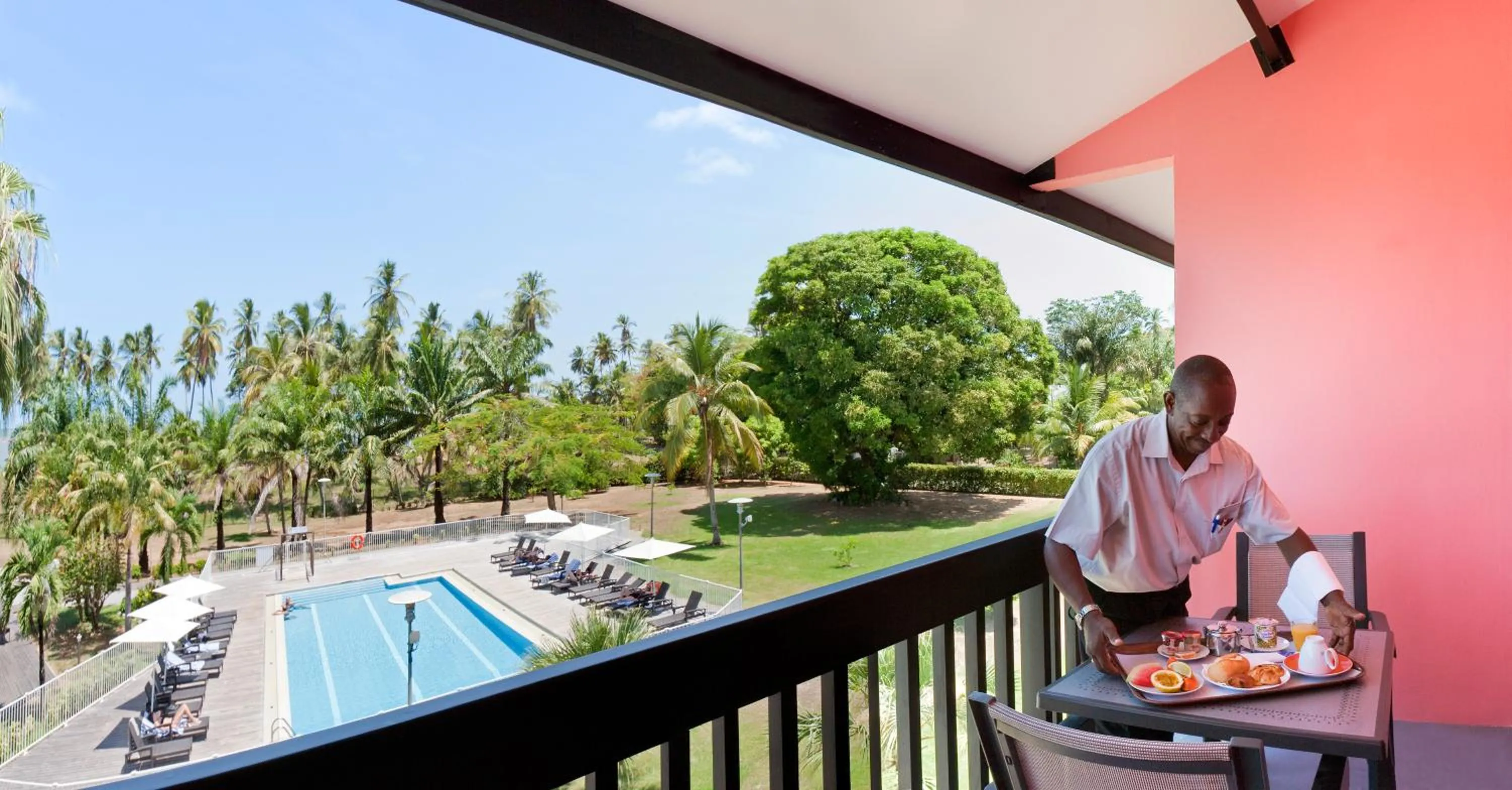 Garden view in Grand Hotel Montabo
