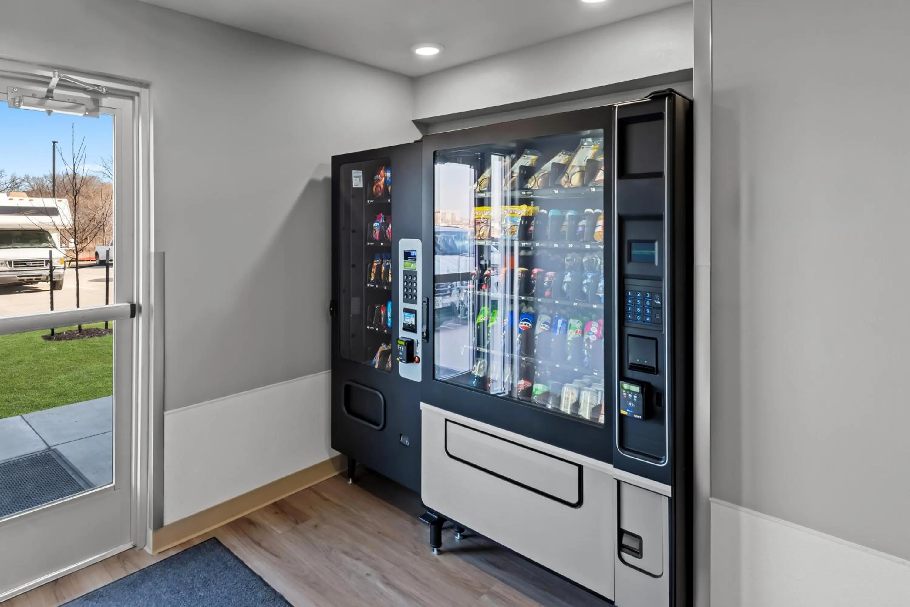 vending machine in WoodSpring Suites Coralville Iowa City