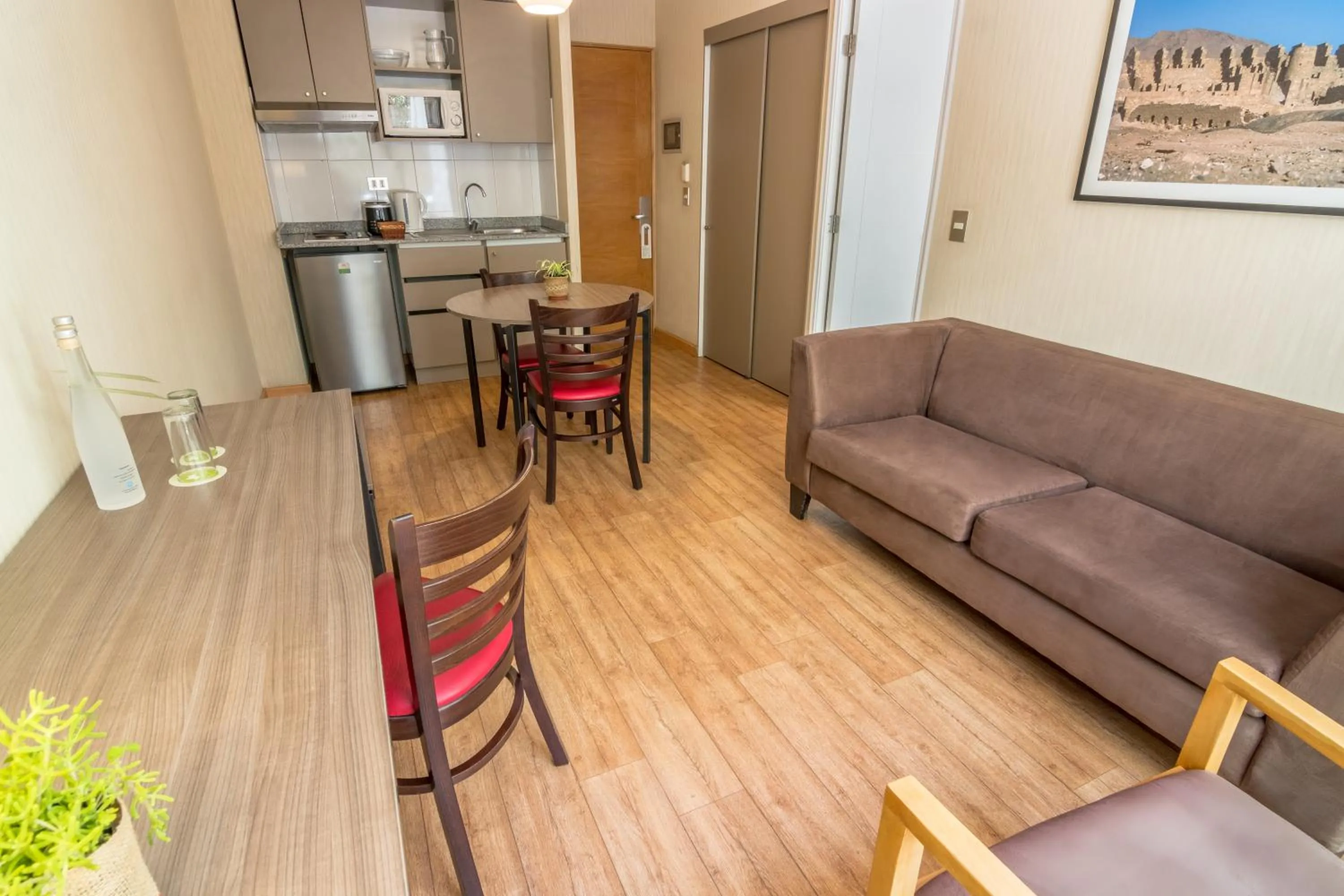 Kitchen or kitchenette in Geotel Calama