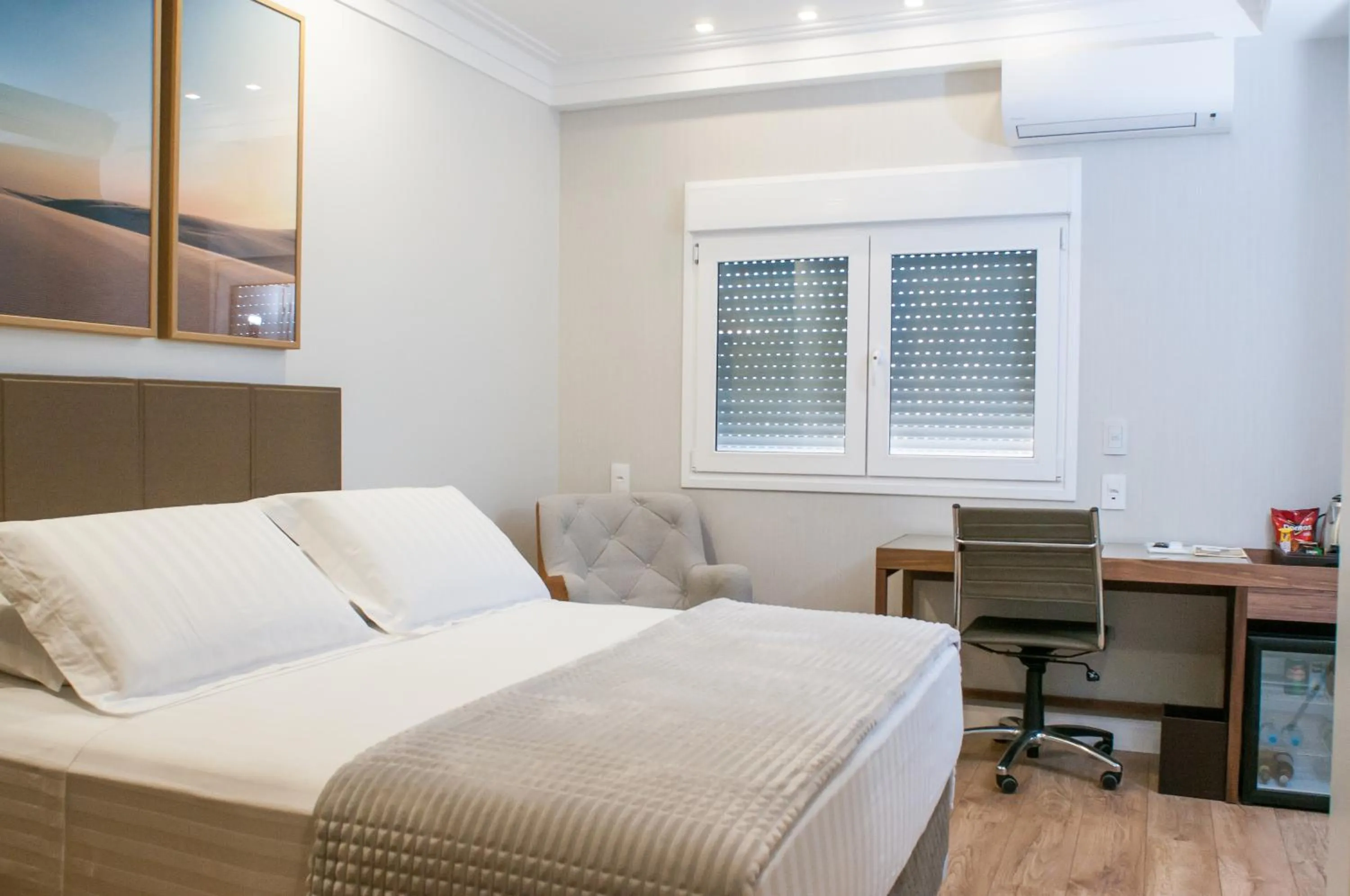 Bed in Hotel Kindermann