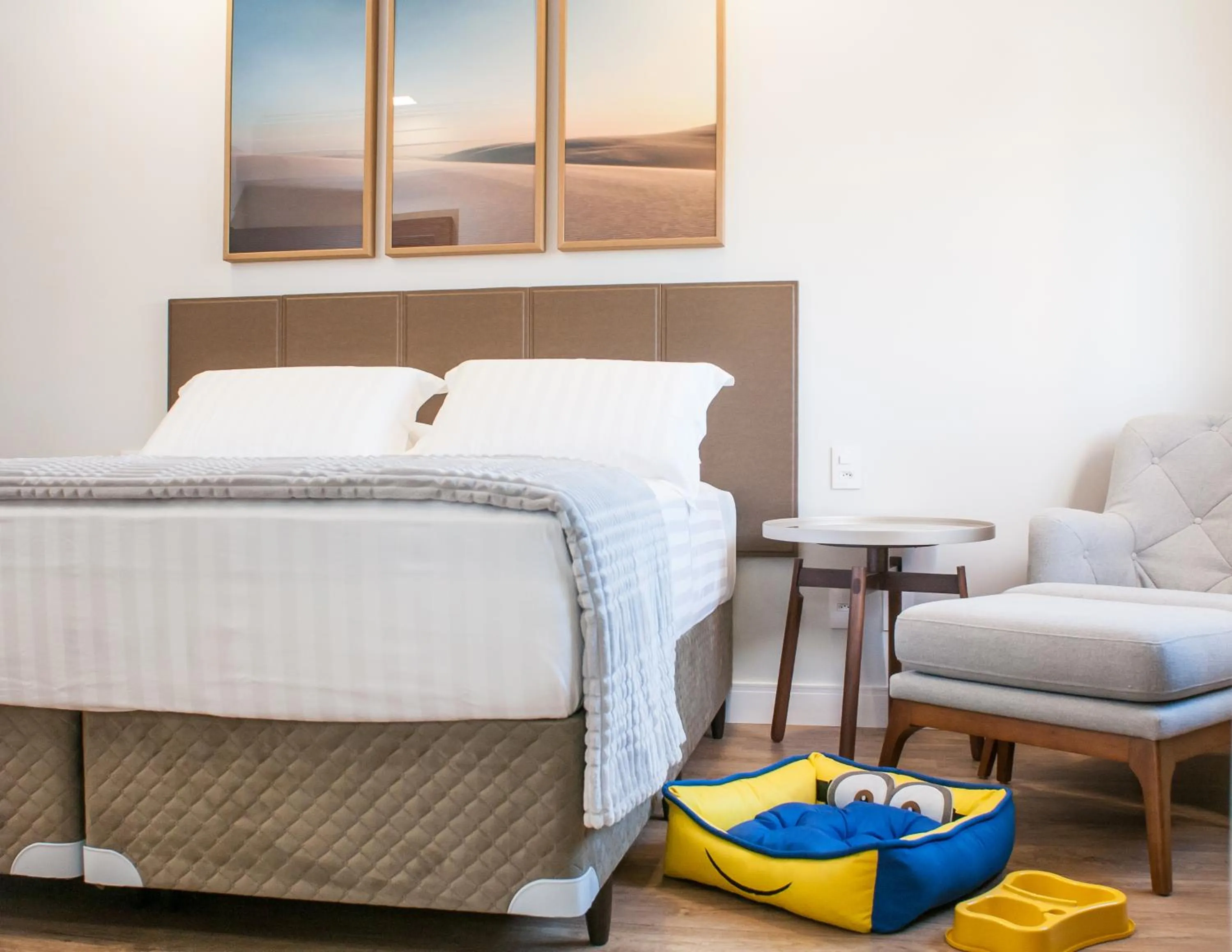 Bed in Hotel Kindermann