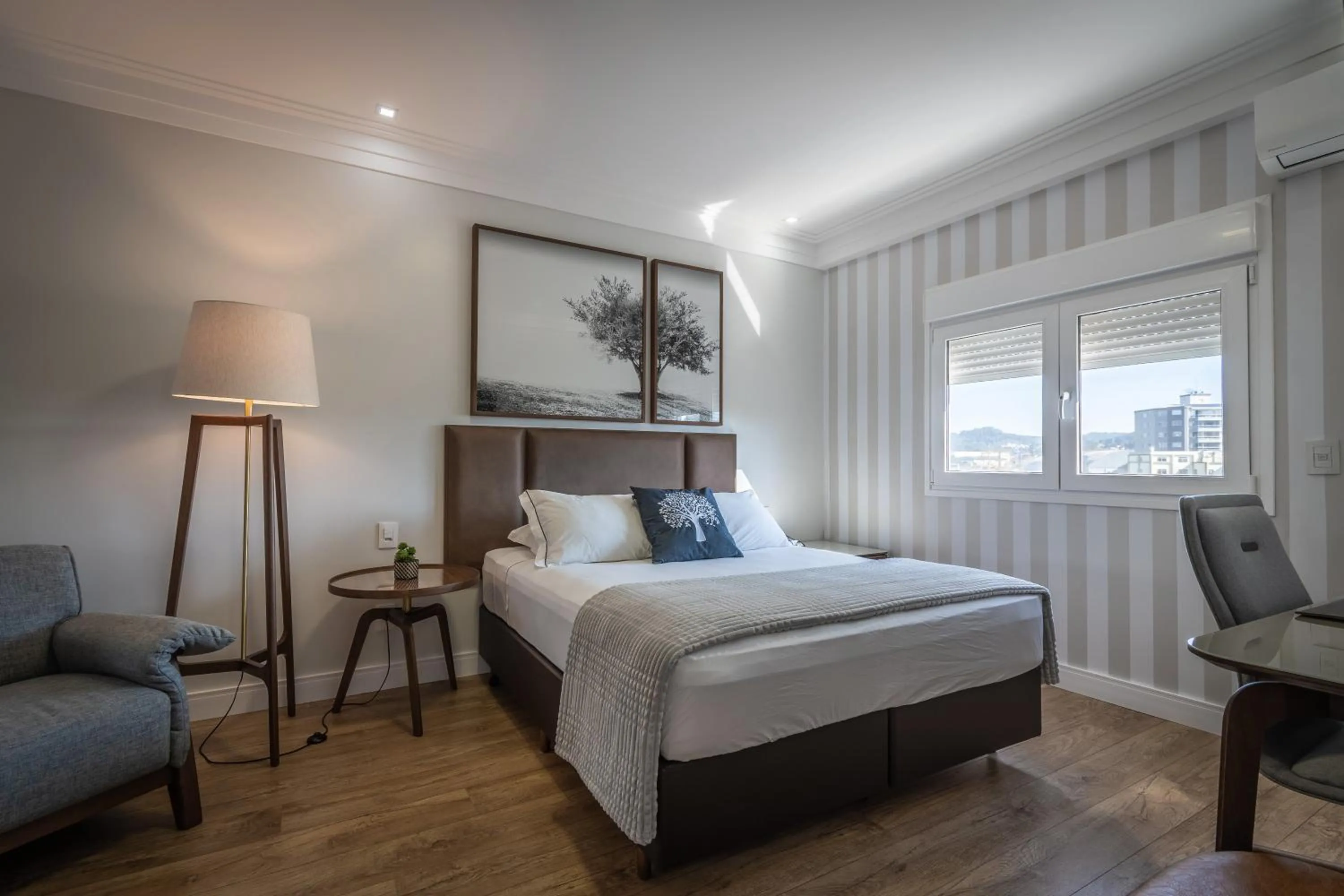 Bed in Hotel Kindermann