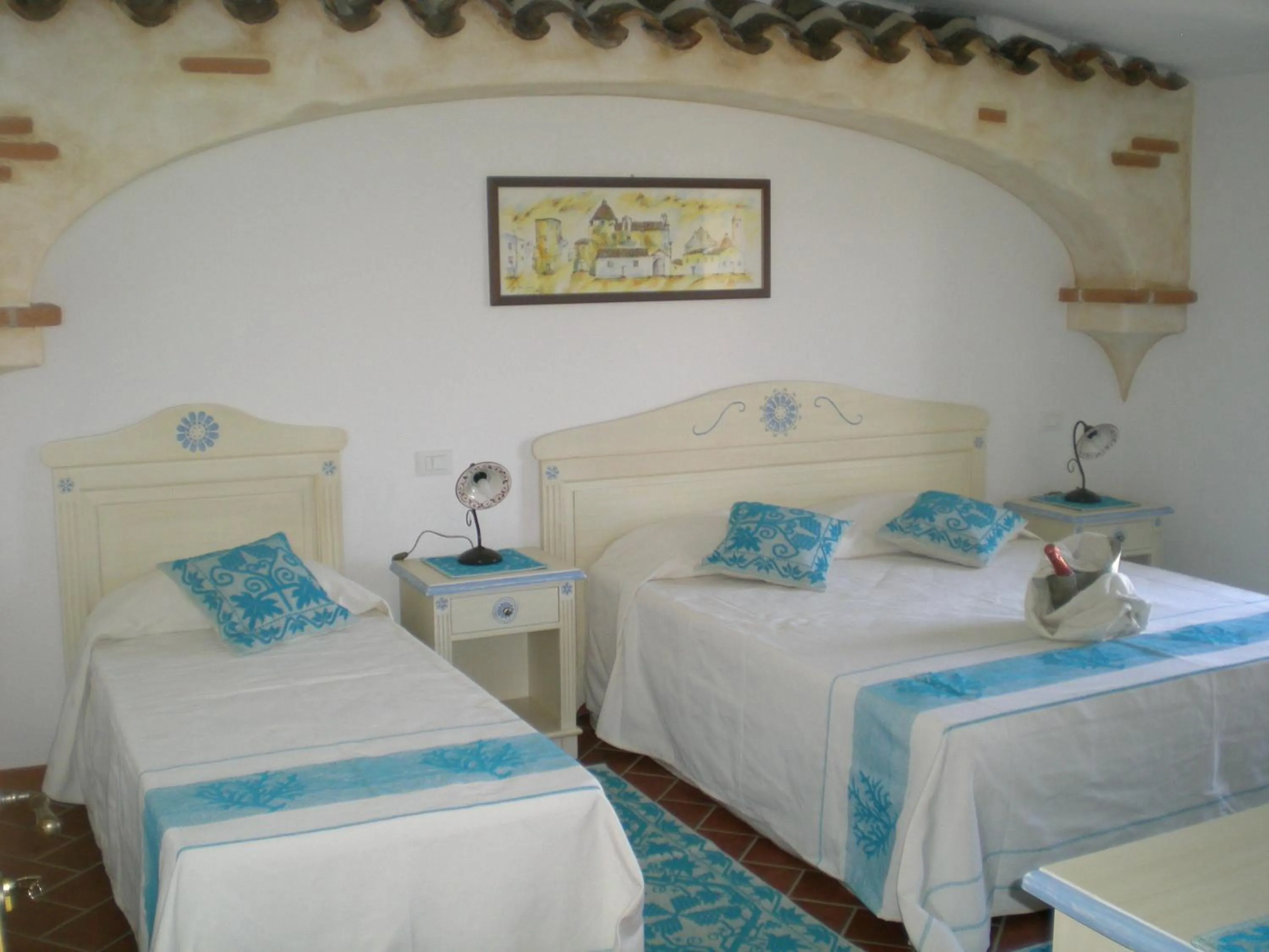 Decorative detail, Bed in Faunele