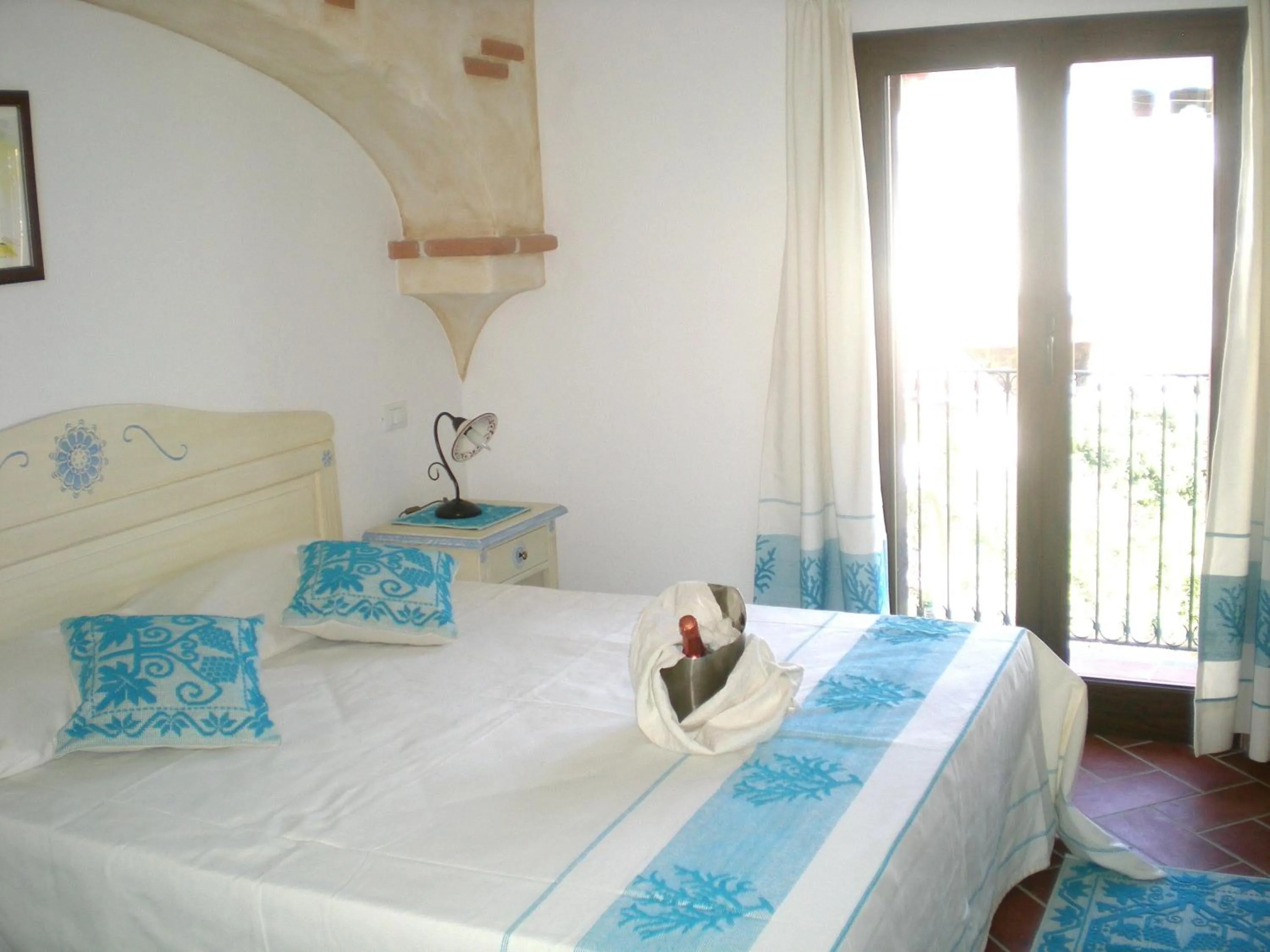 Decorative detail, Bed in Faunele