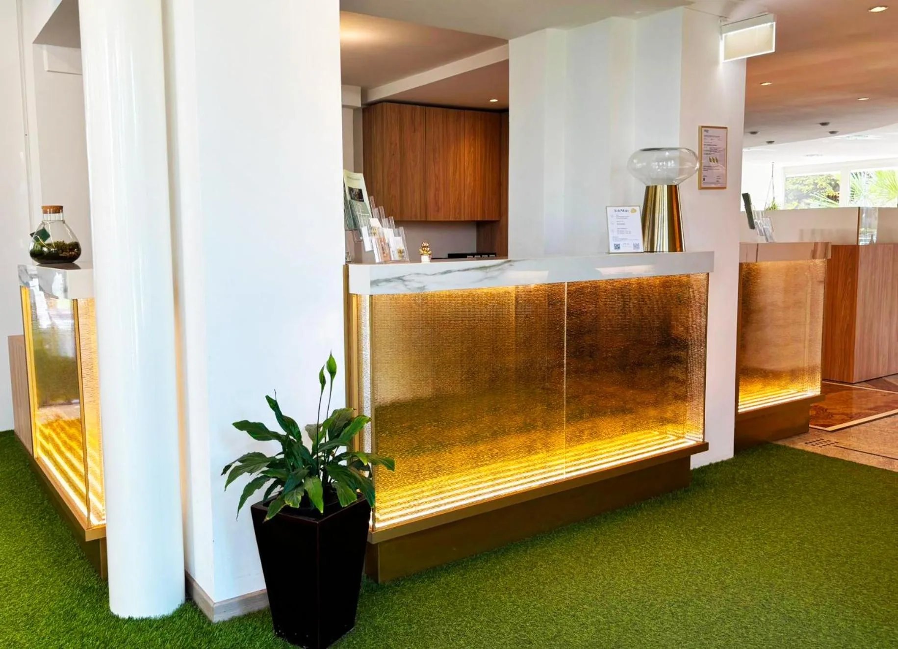 Lobby or reception in SoleMare Hotel e Residence