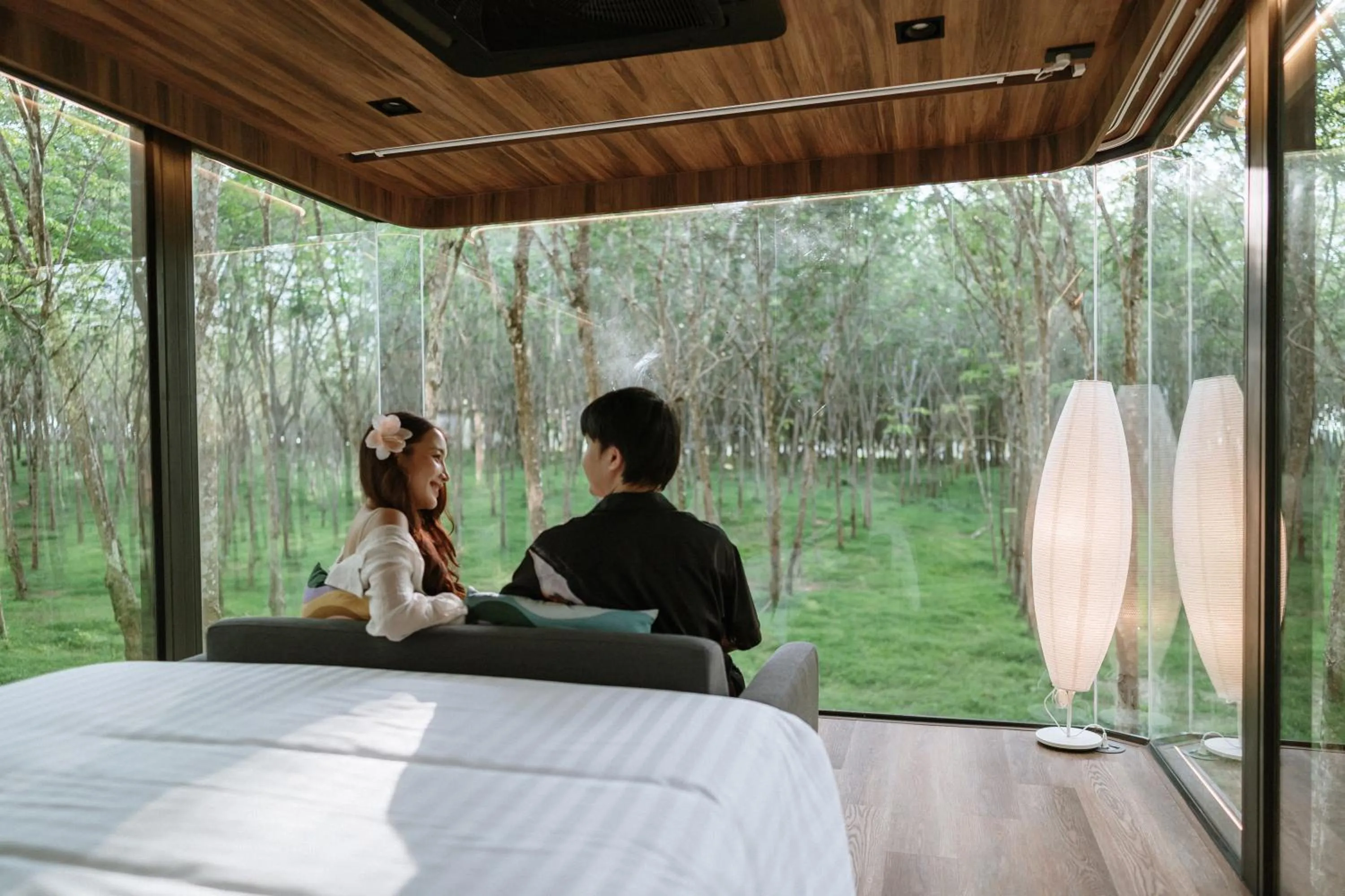 Bedroom, Bed in Timber Society Boutique Hideaway